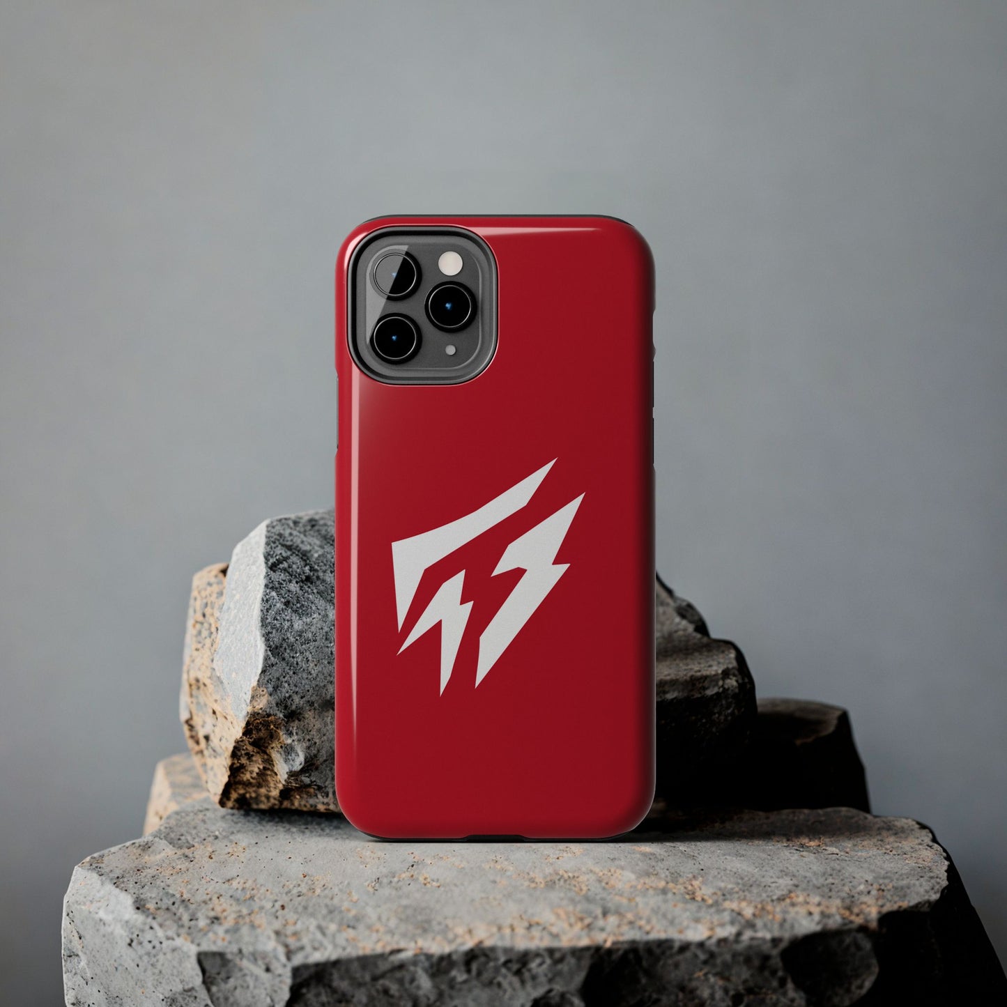 Flashlander Thunders Tough Phone Cases for all Iphone and Samsung Galaxy Dark Red