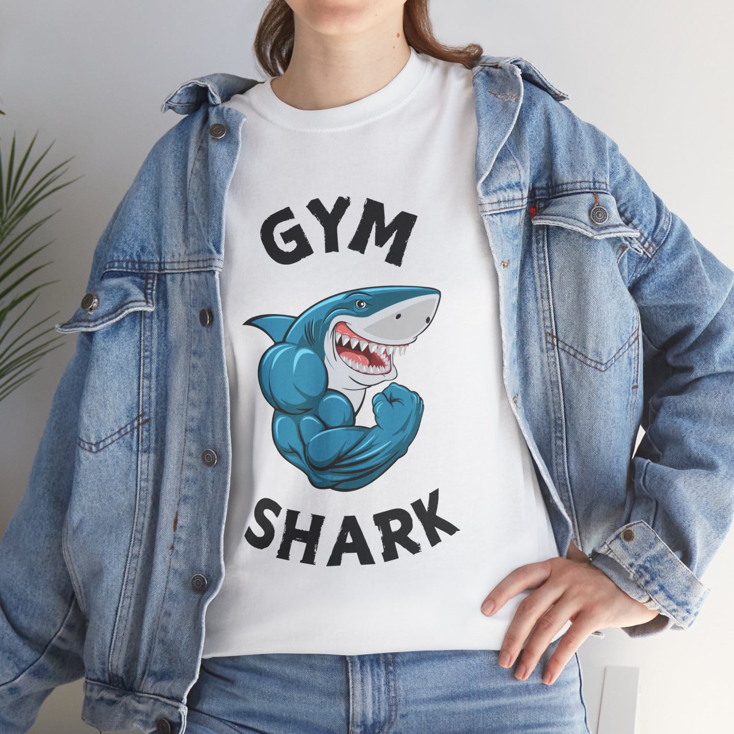 Muscle Gym Shark Bodybuilder Shirt - Flashlander