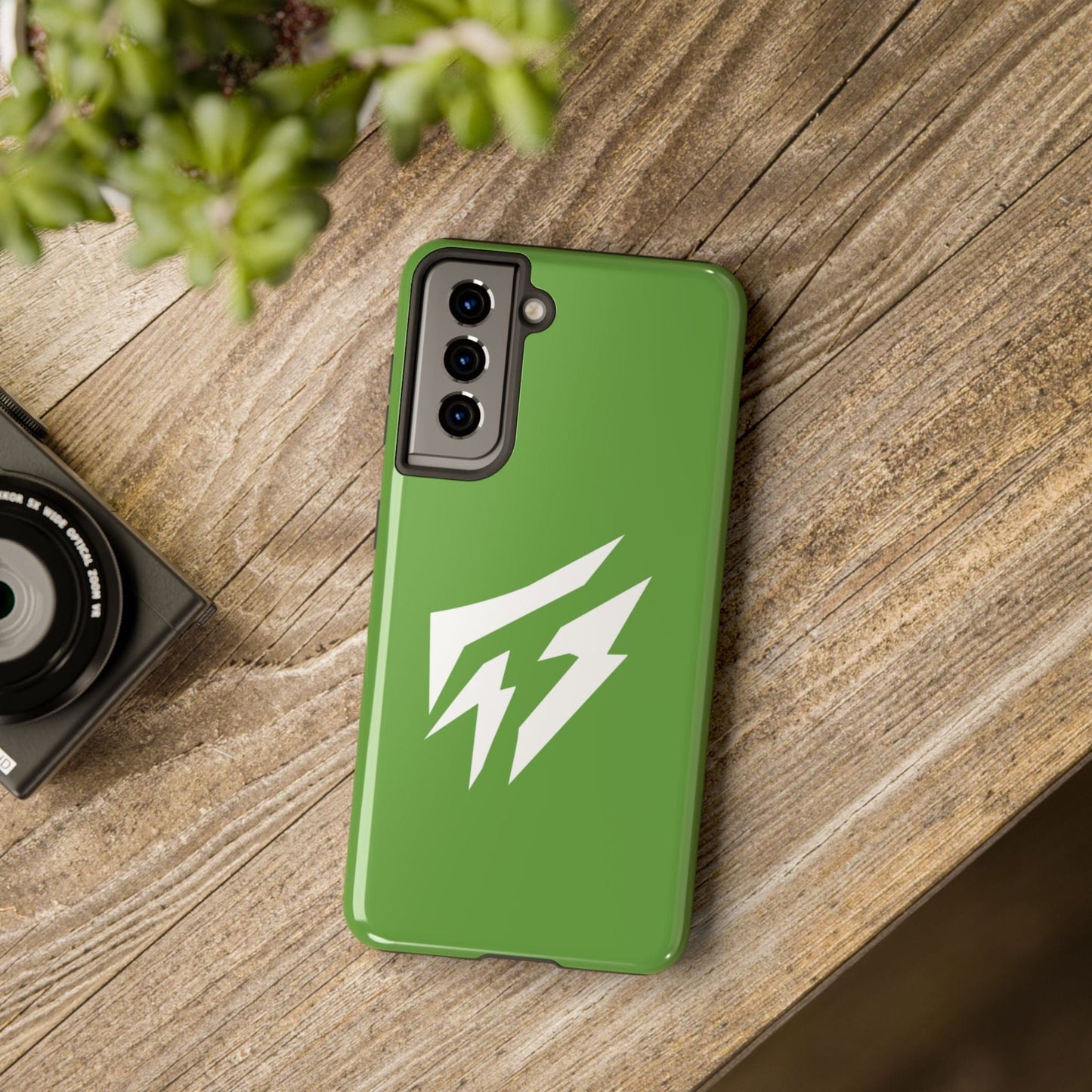 Flashlander Thunders Tough Phone Cases for all Iphone and Samsung Galaxy Green