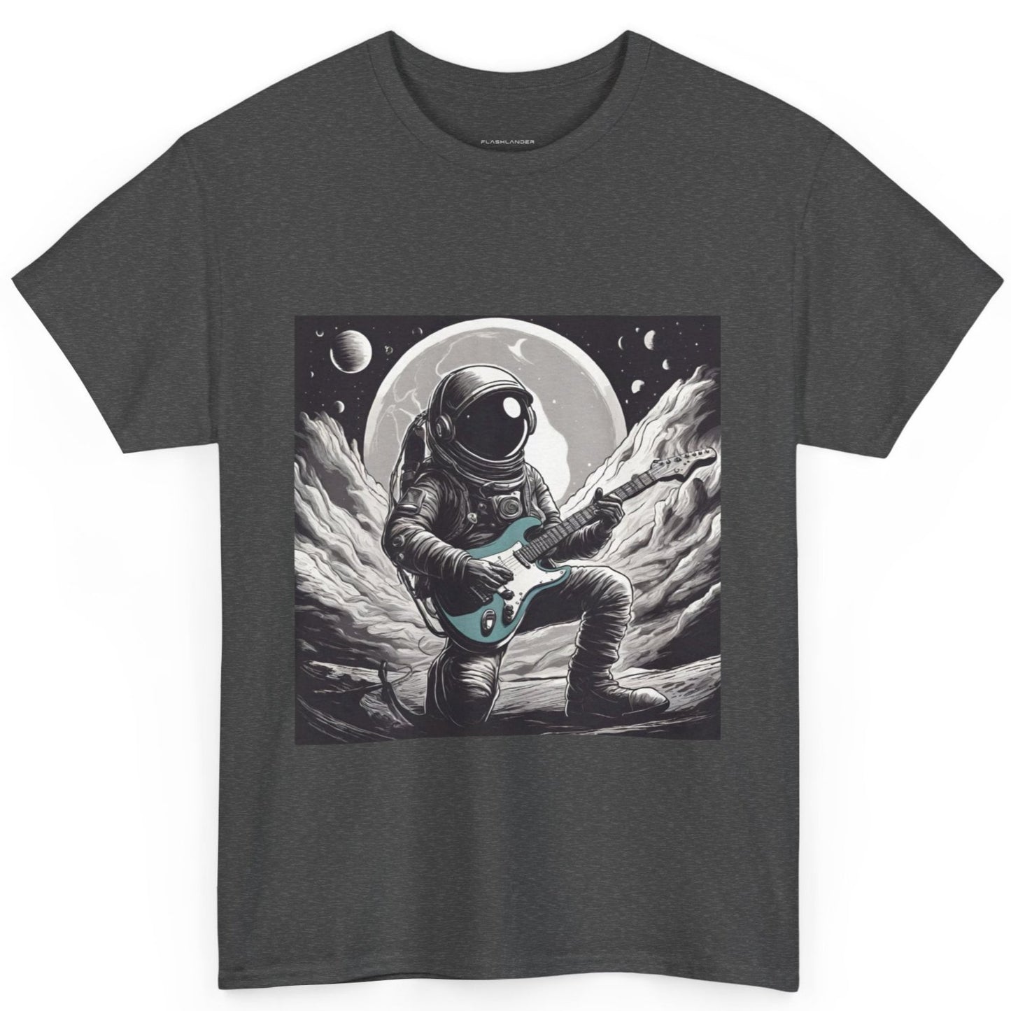 Galactic Jam Rockstar Astronaut Flashlander Gym Shirt