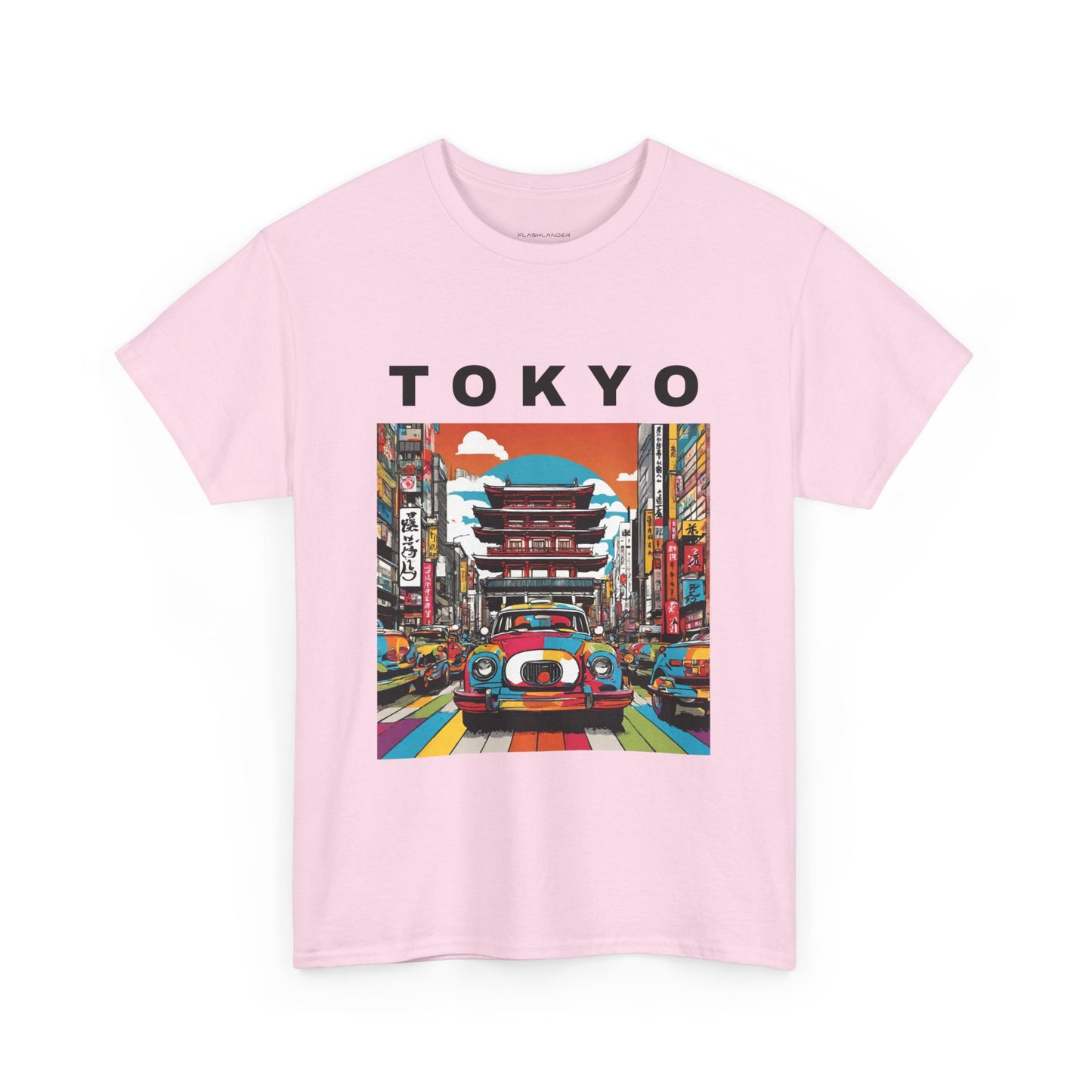 Tokyo Vintage Street Art Pop - Flashlander Gym Shirt