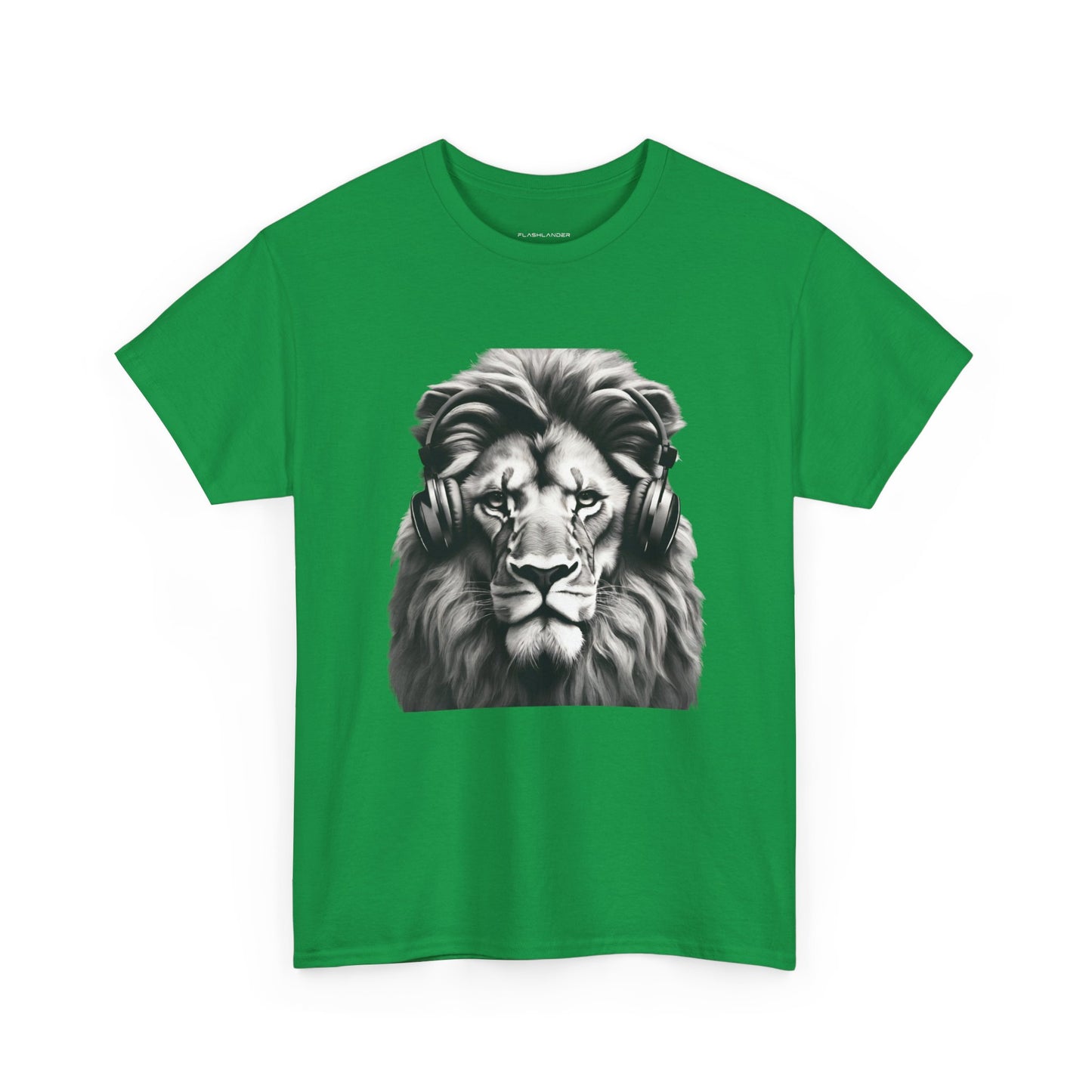 Lion Training with Headphones - Flashlander Gym Shirt