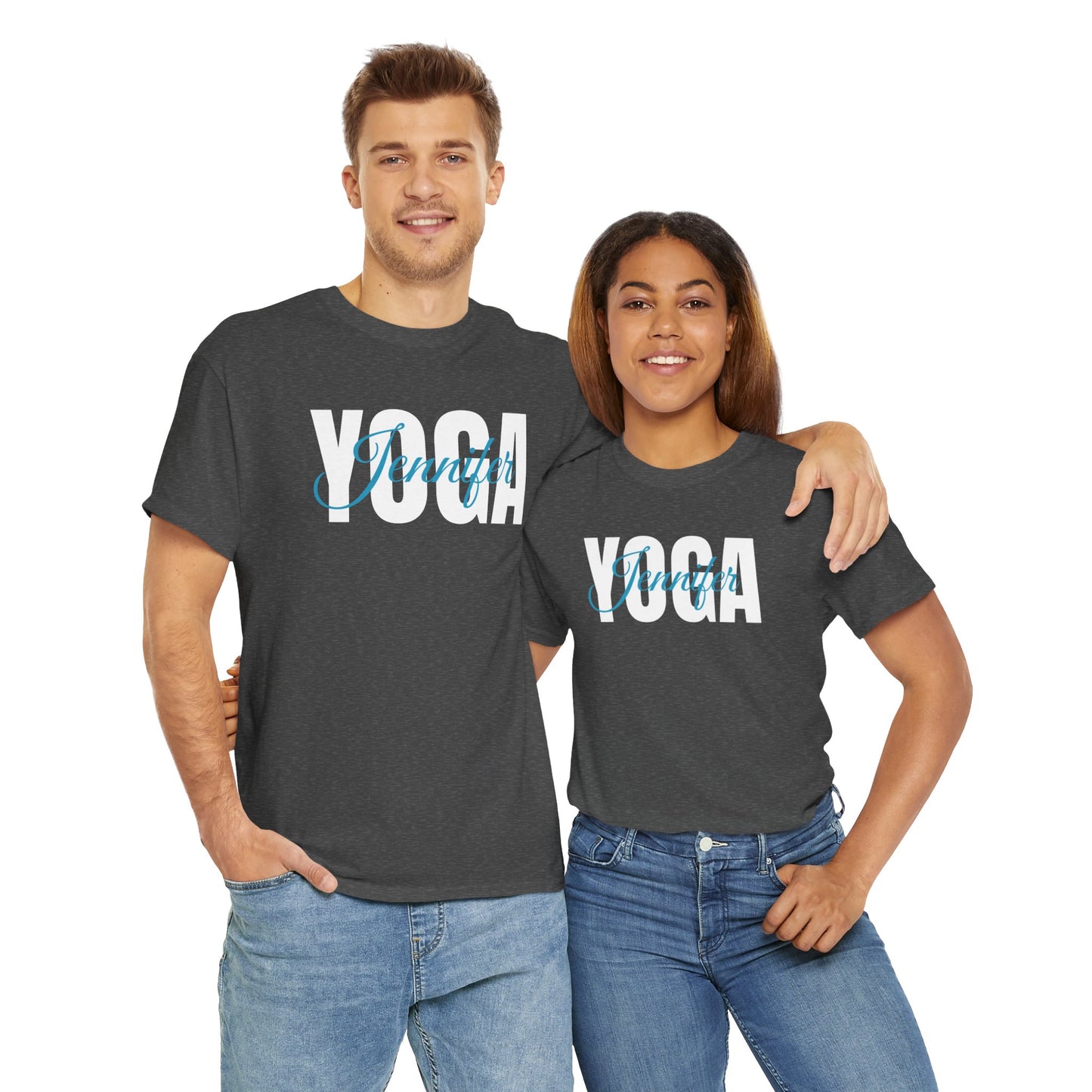 Personalized Yoga Shirt with Custom Name - Flashlander Gym Tee