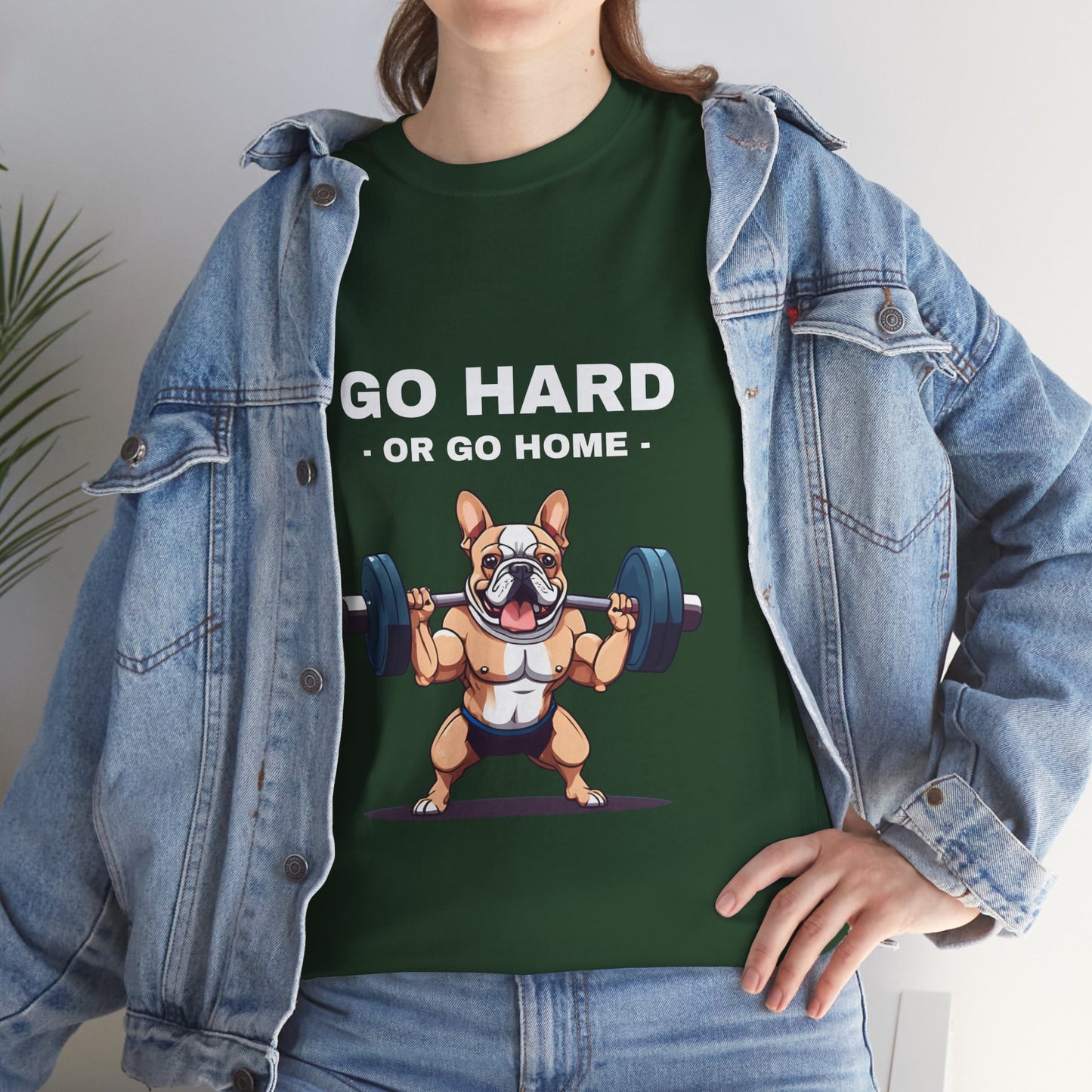 Muscular French Bulldog Dog Bodybuilding  - Flashlander Gym Shirt