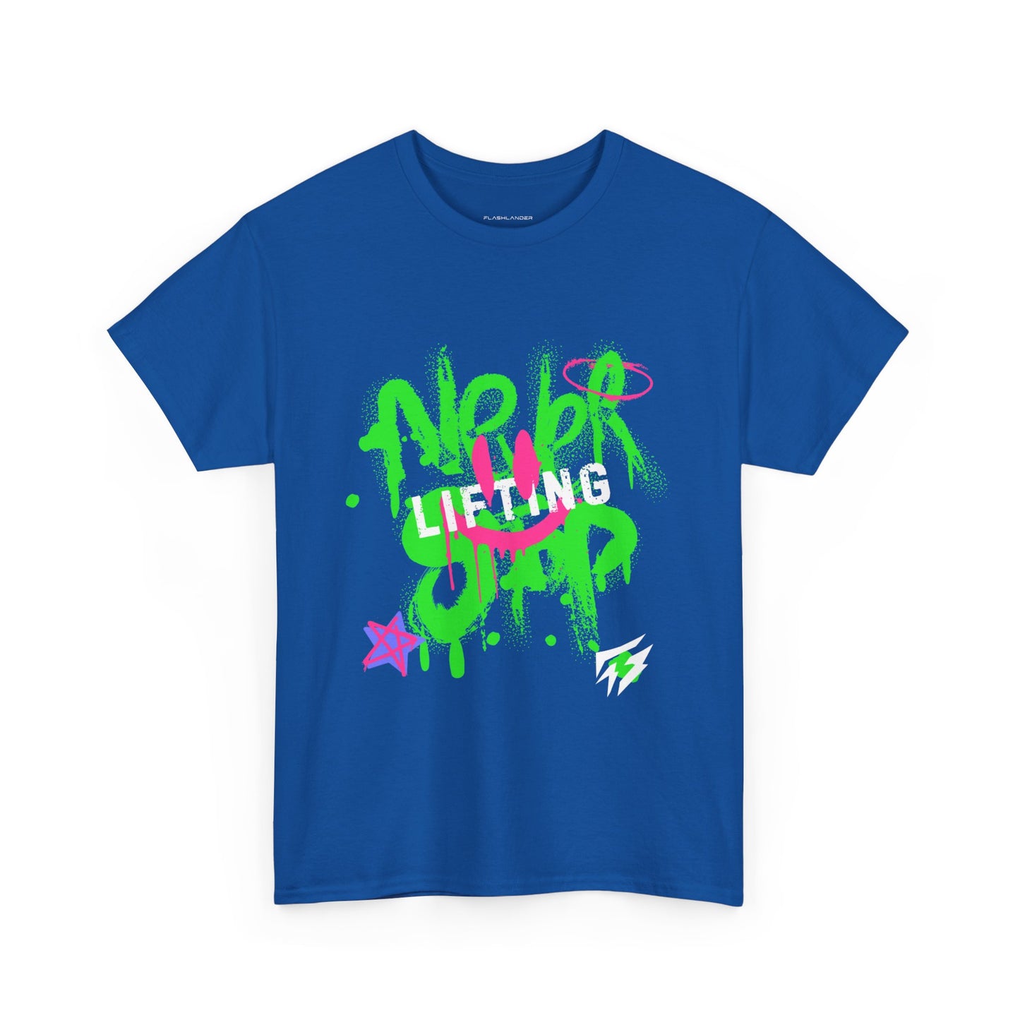 Graffiti Flashlander - Never Stop Lifting Gym T-Shirt