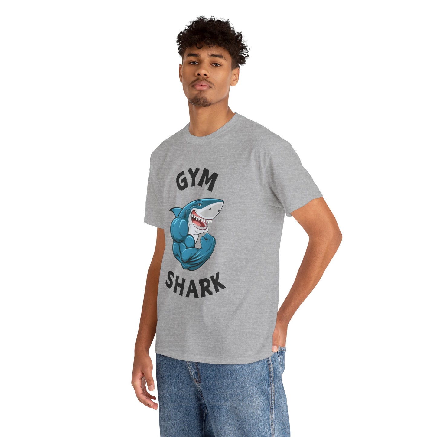 Muscle Gym Shark Bodybuilder Shirt - Flashlander