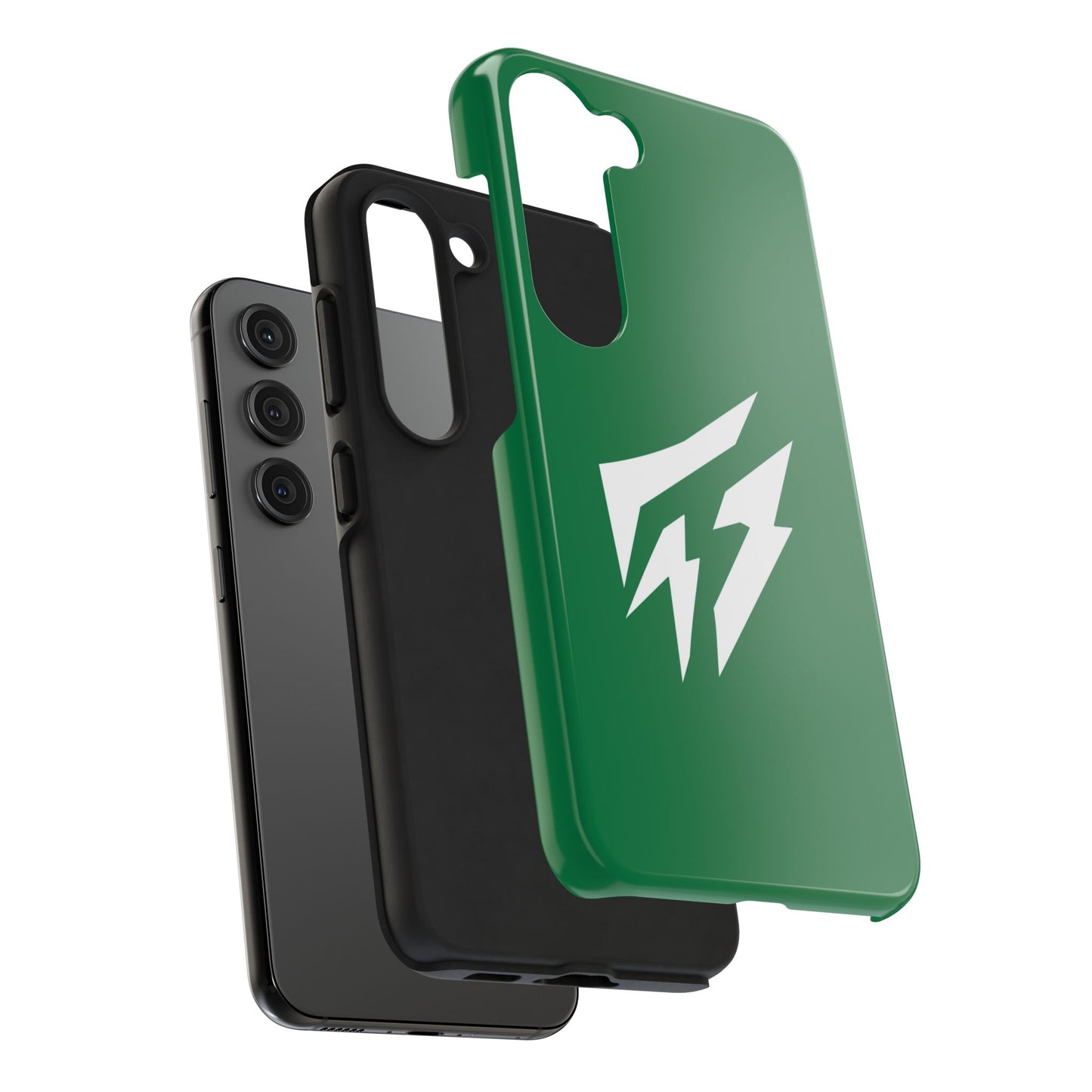 Flashlander Thunders Tough Phone Cases for all Iphone and Samsung Galaxy Dark Green