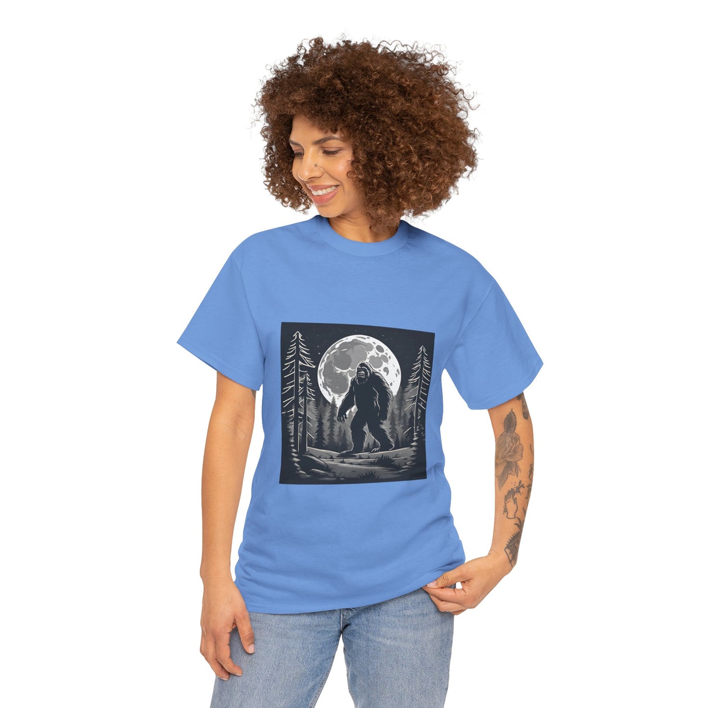 Bigfoot Funny Sasquatch Flashlander Gym Shirt