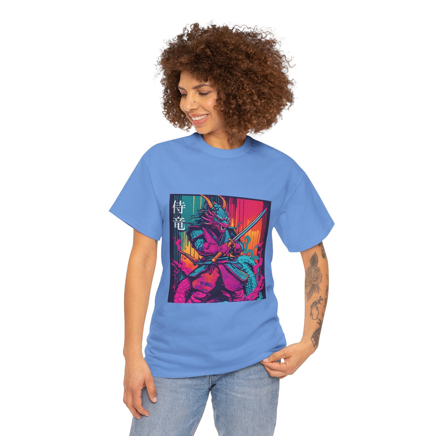 Dragon Samurai Pop Art - Flashlander Gym Shirt