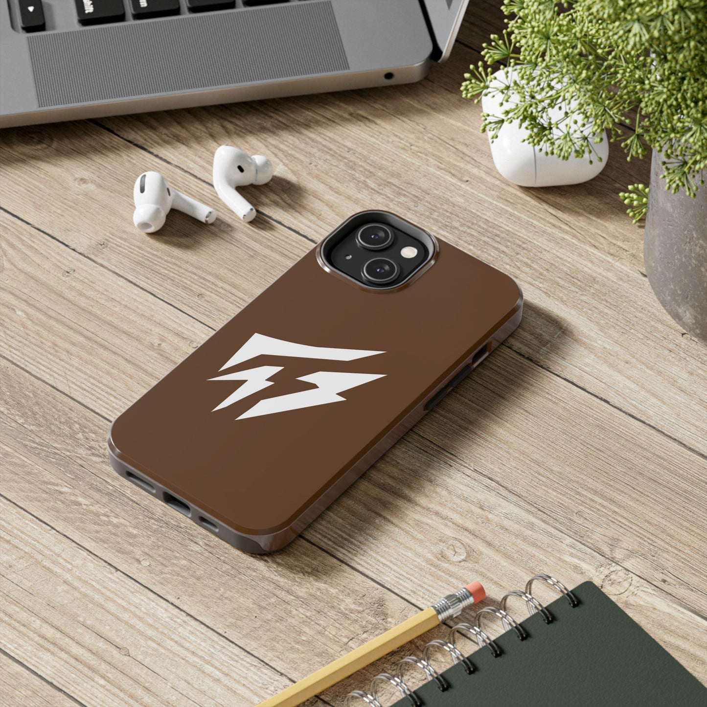 Flashlander Thunders Tough Phone Cases for all Iphone and Samsung Galaxy Brown