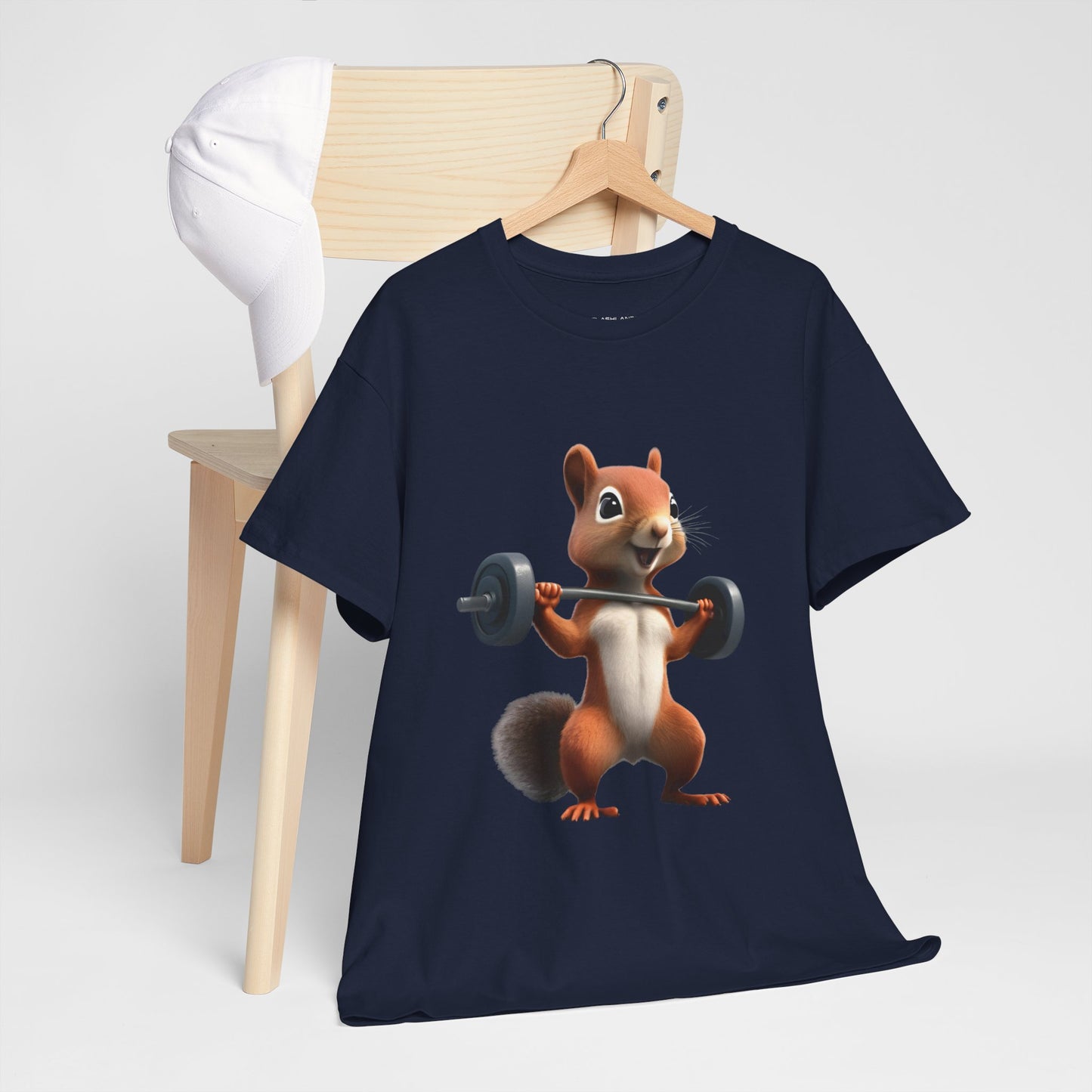 Squirrel Weightlifting Vintage Gym Shirt - Flashlander Graphic Tee