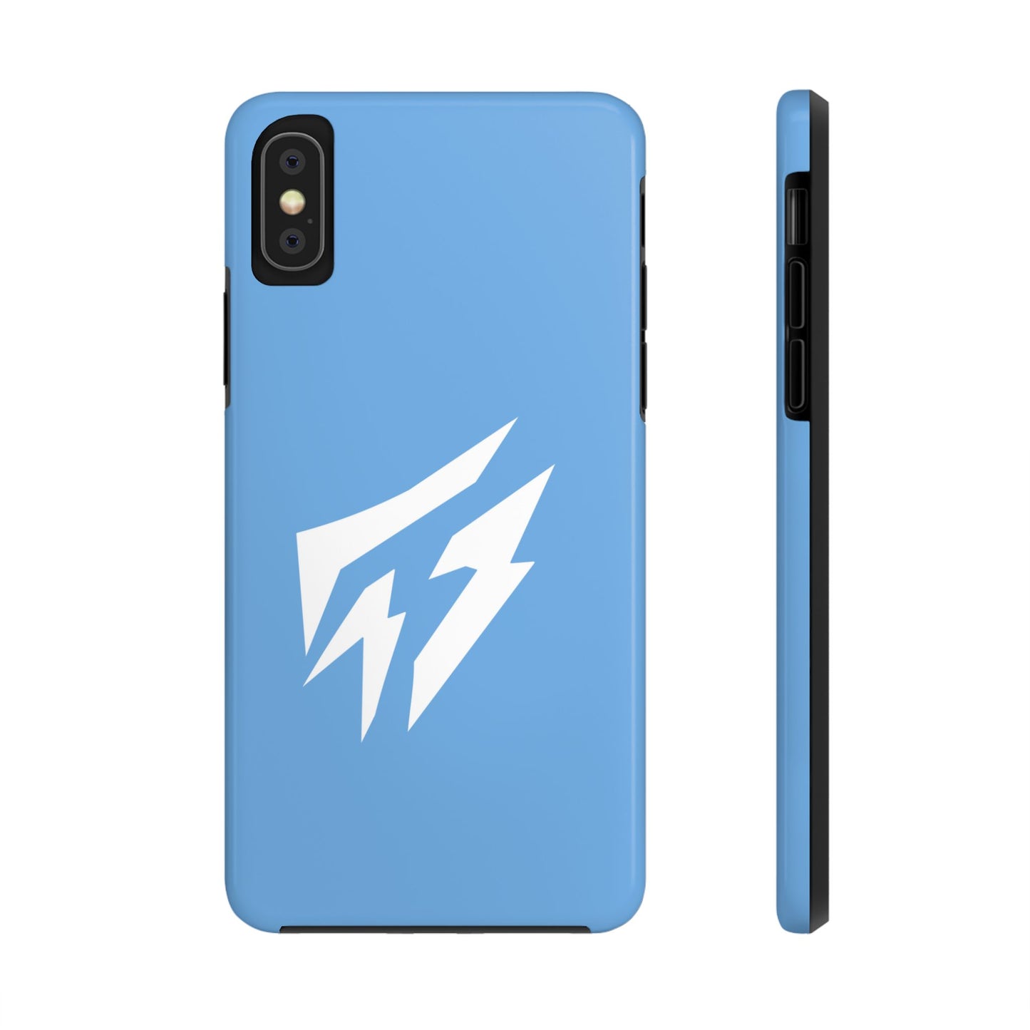 Flashlander Thunders Tough Phone Cases for all Iphone and Samsung Galaxy Light Blue