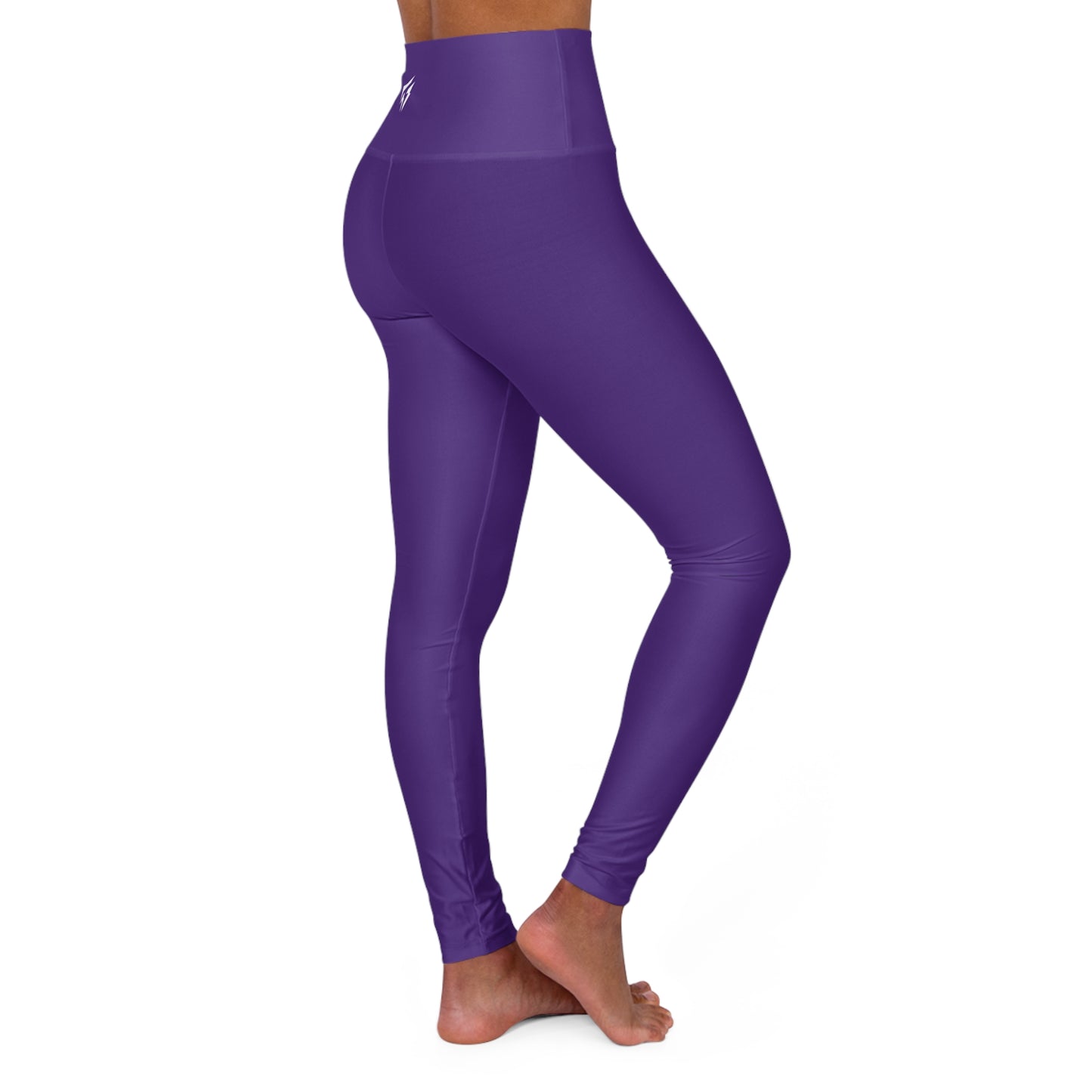 Flashlander Sportswear Zen High Waisted Yoga Leggings Purple (AOP) B