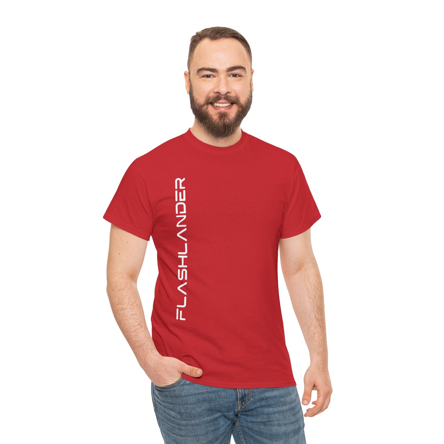 Sleek Signature Flashlander Logo Right Side Gym T-Shirt