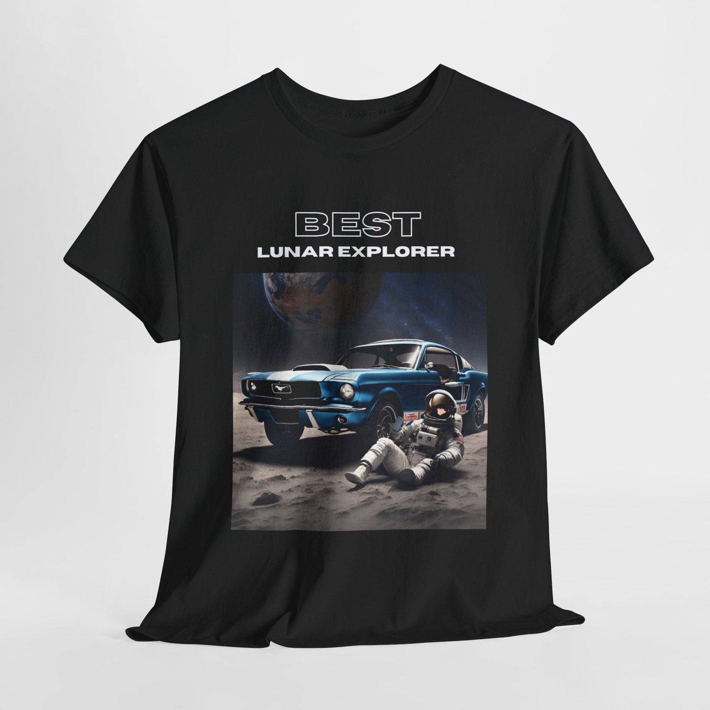 Astronaut Adventure Best Lunar Explorer Graphic Tee Flashlander