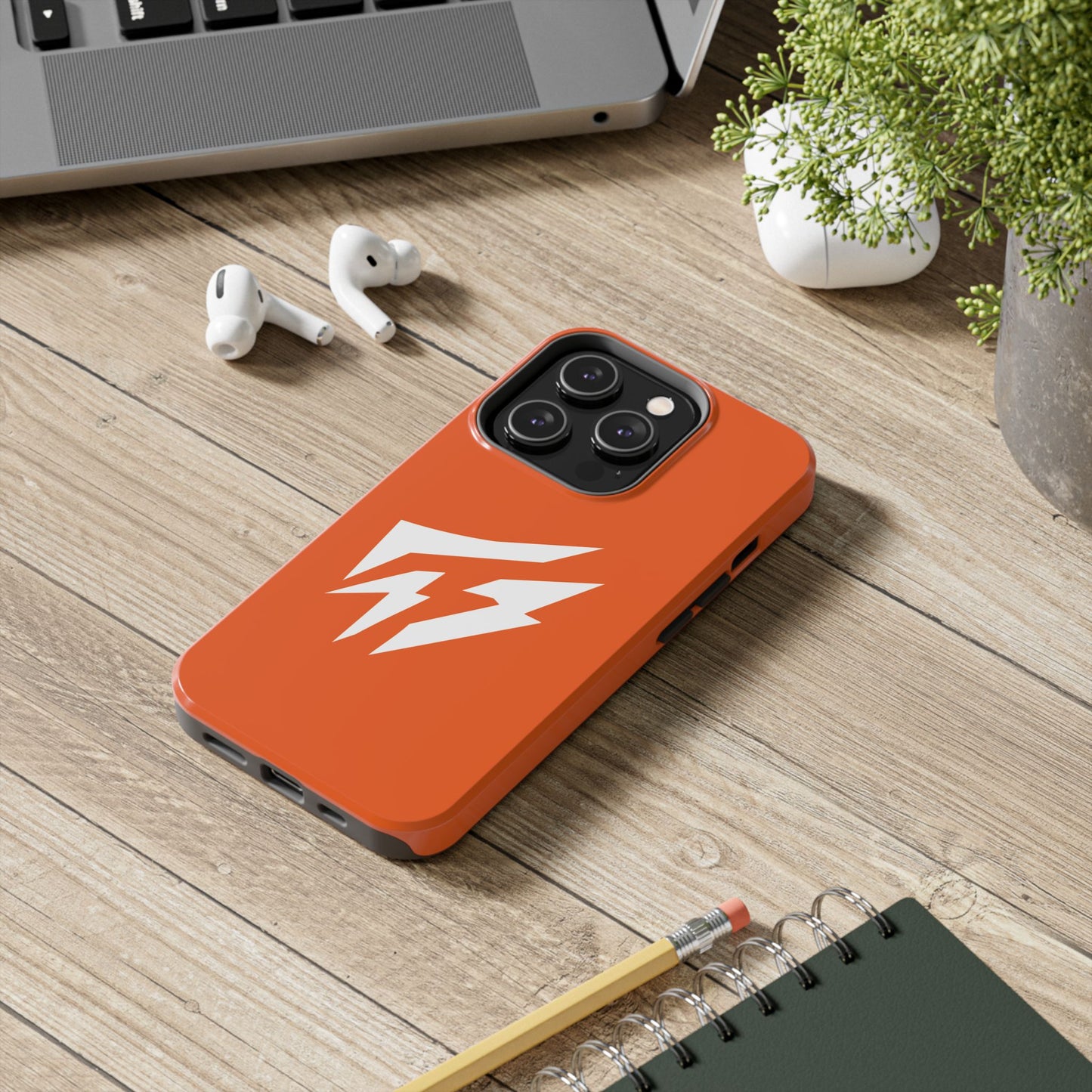 Flashlander Thunders Tough Phone Cases for all Iphone and Samsung Galaxy Orange