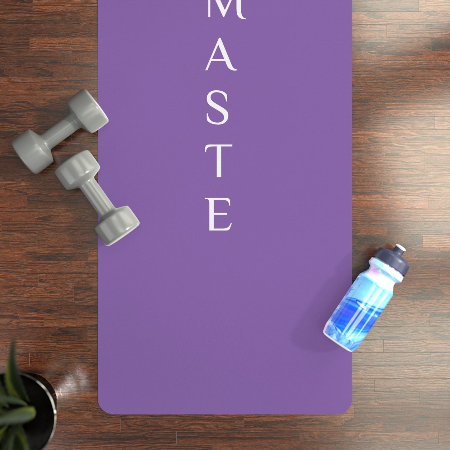 Flashlander Namaste Rubber Yoga Mat Light Purple