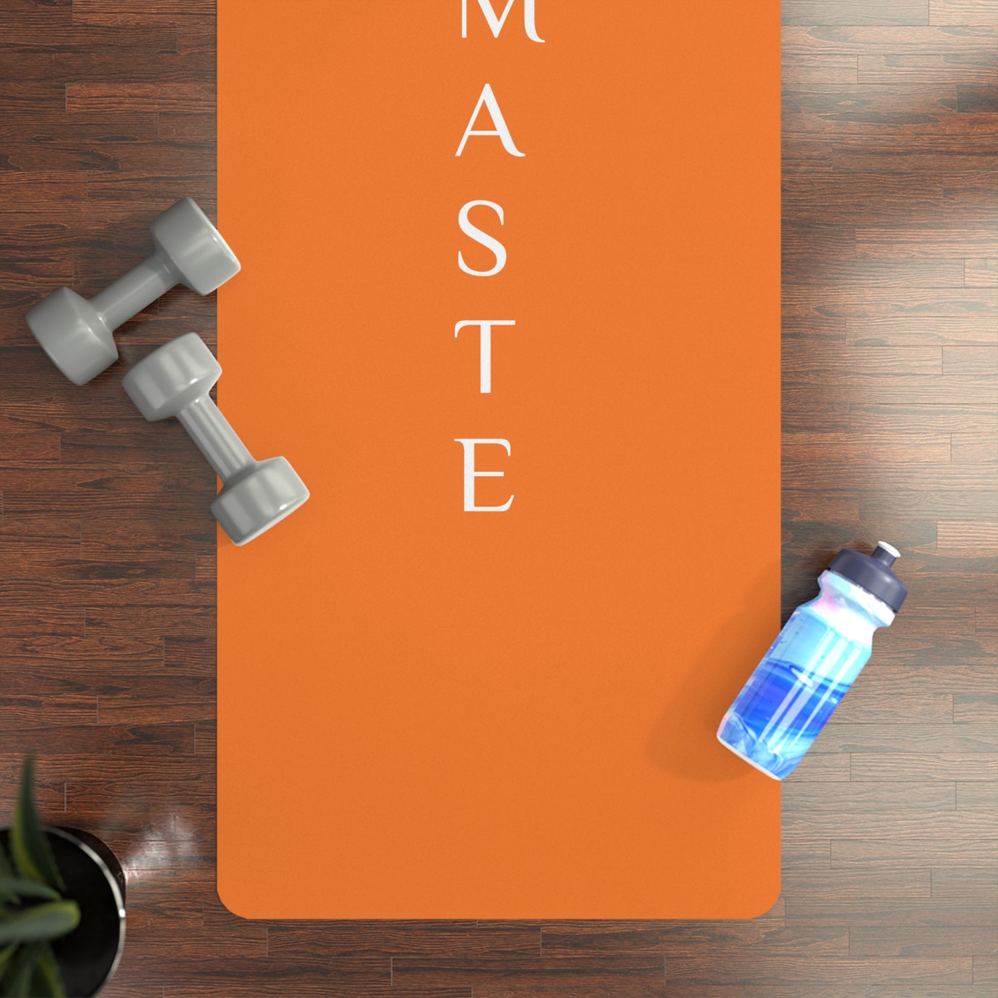 Flashlander Namaste Rubber Yoga Mat Crusta Orange