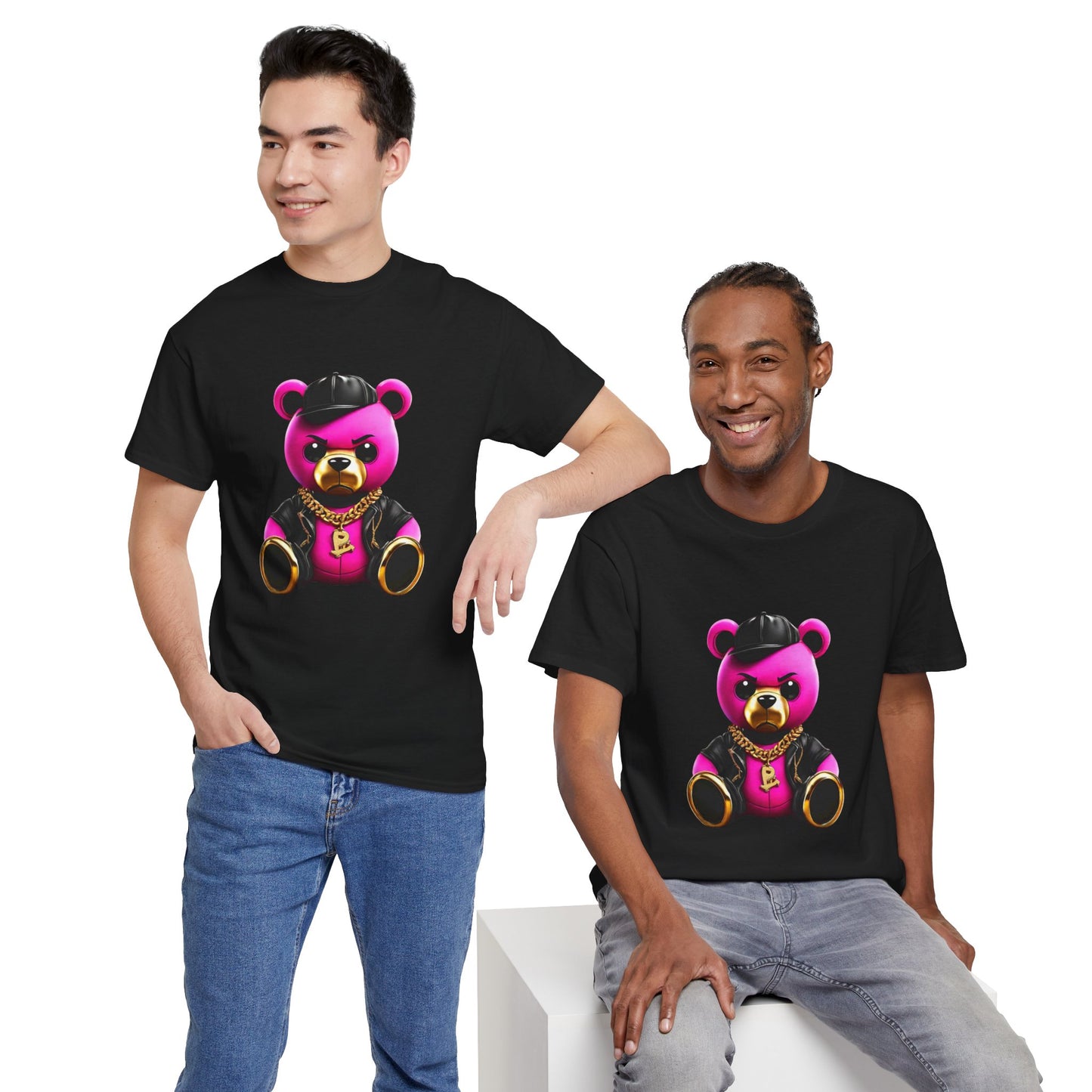 Teddy Bear Hip-Hop Fury Graphic Tee Flashlander