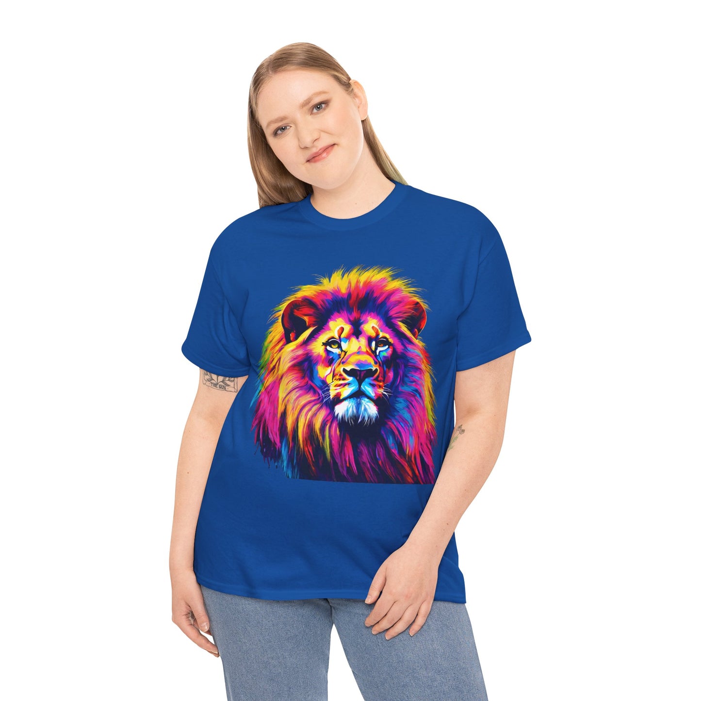 Lion Art Pop T-Shirt Flashlander