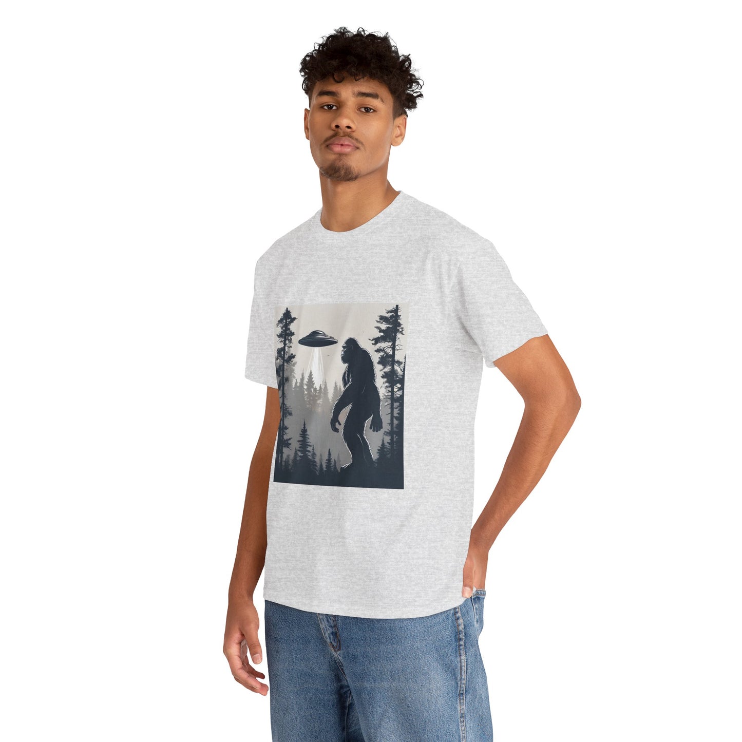 Sasquatch rencontre Bigfoot et OVNI - T-shirt de sport Flashlander