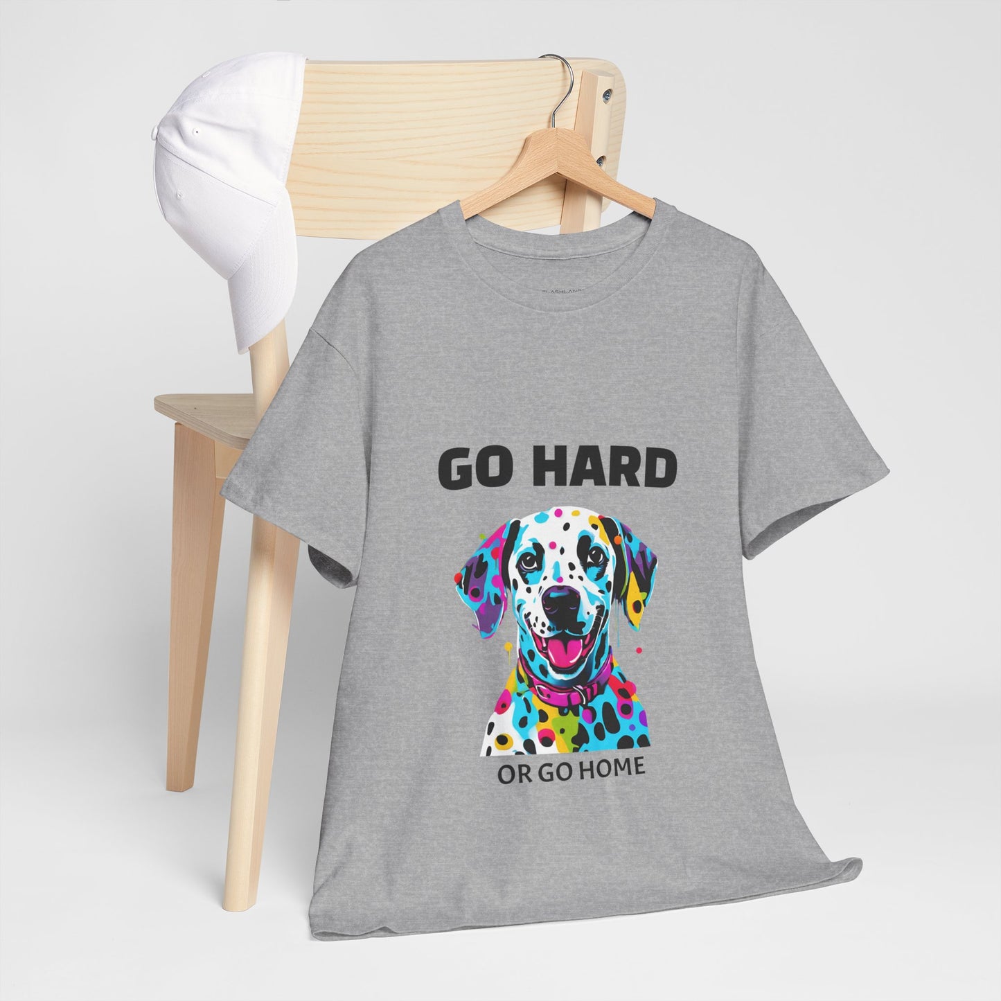 Dalmatian Dog Pop Art  - Go Hard Or Go Home Flashlander Gym Shirt