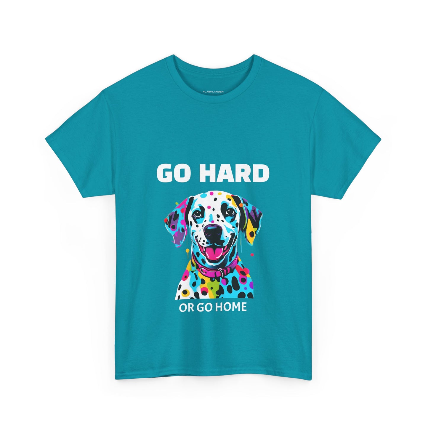 Dalmatian Dog Pop Art  - Go Hard Or Go Home Flashlander Gym Shirt