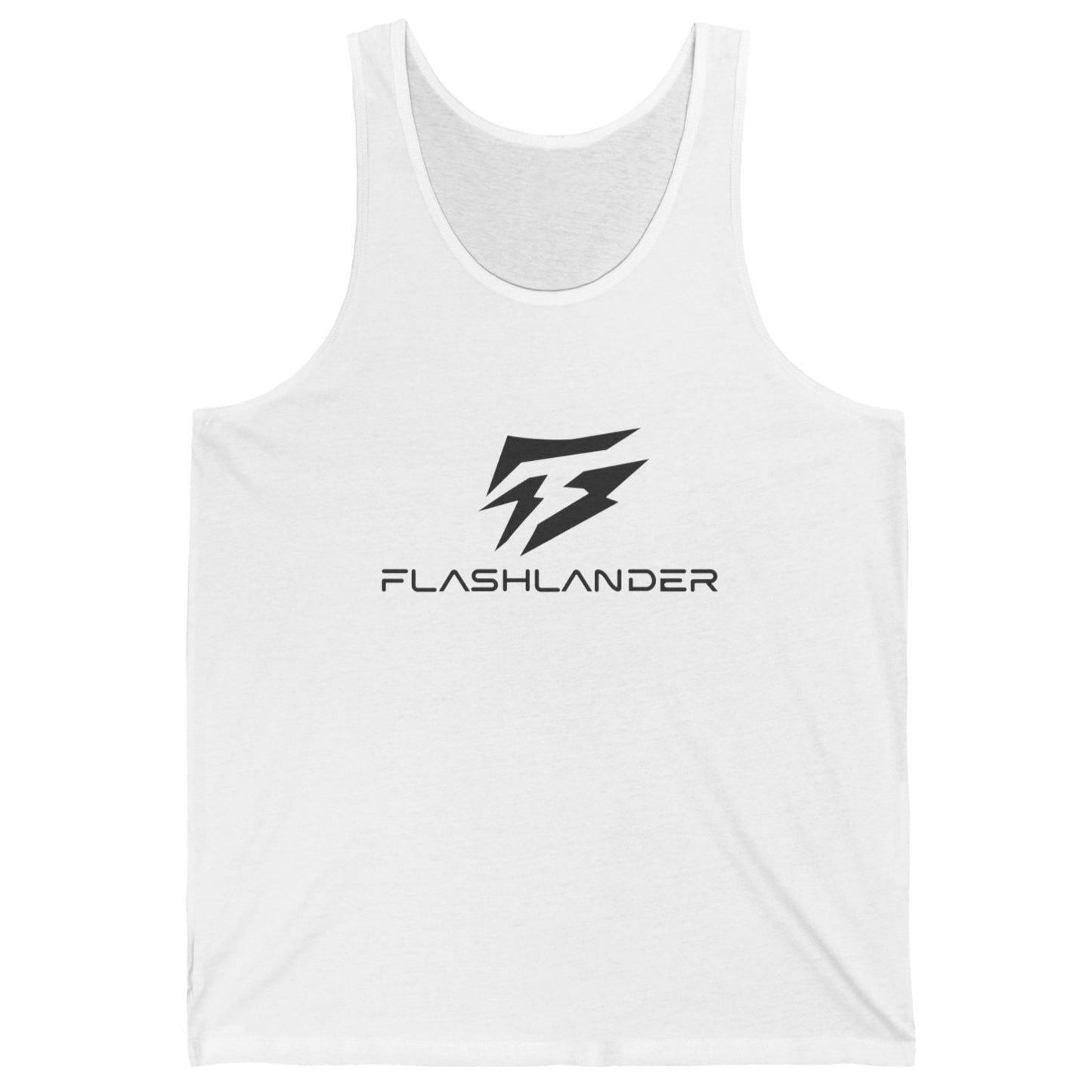 Camiseta sin mangas unisex de algodón para culturismo Flashlander Thunders Gym Rooster, color blanco B