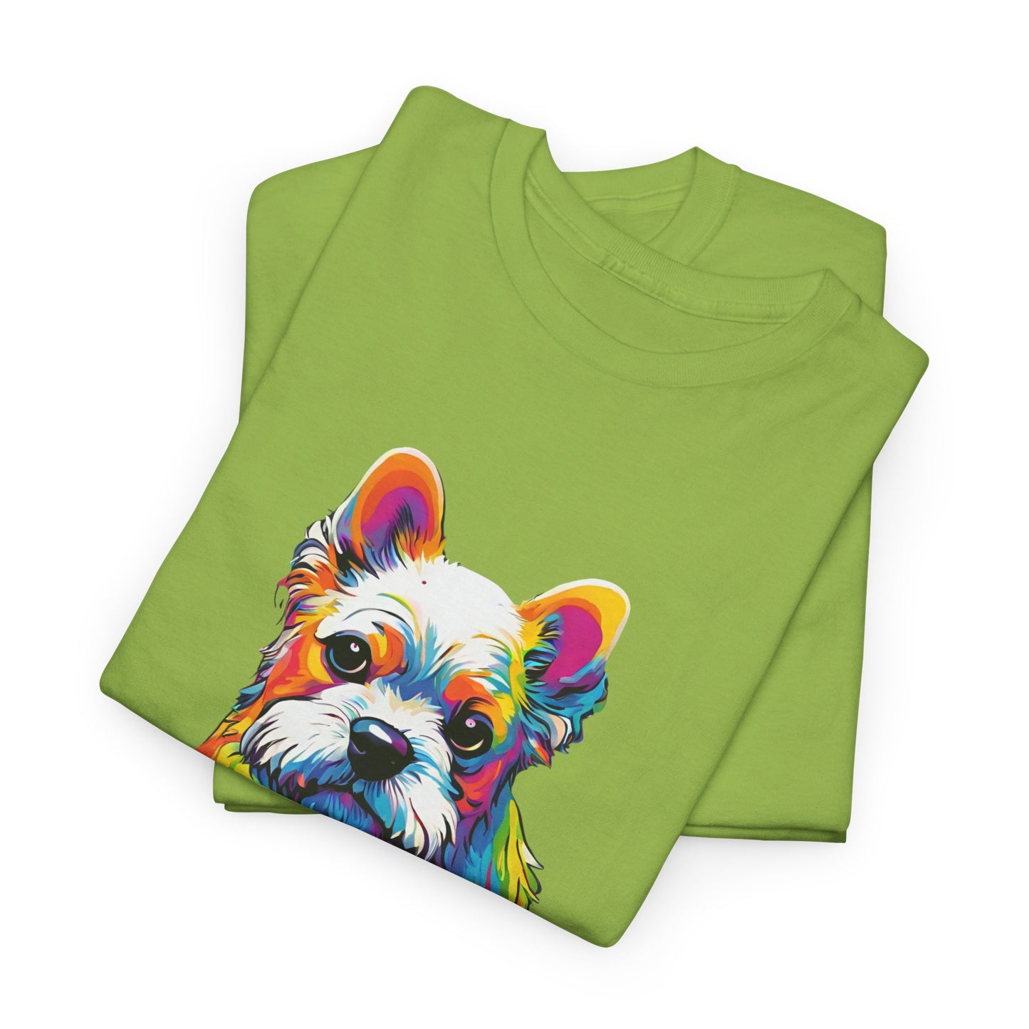 T-shirt de sport Flashlander avec chien skateboardant Pop Art