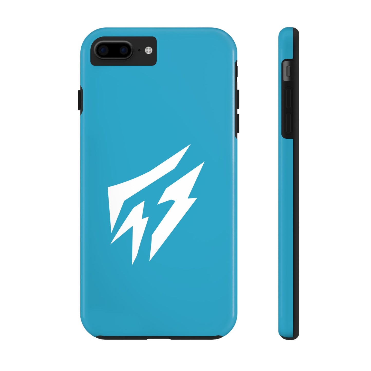 Flashlander Thunders Tough Phone Cases for all Iphone and Samsung Galaxy Blue Aqua Turquoise