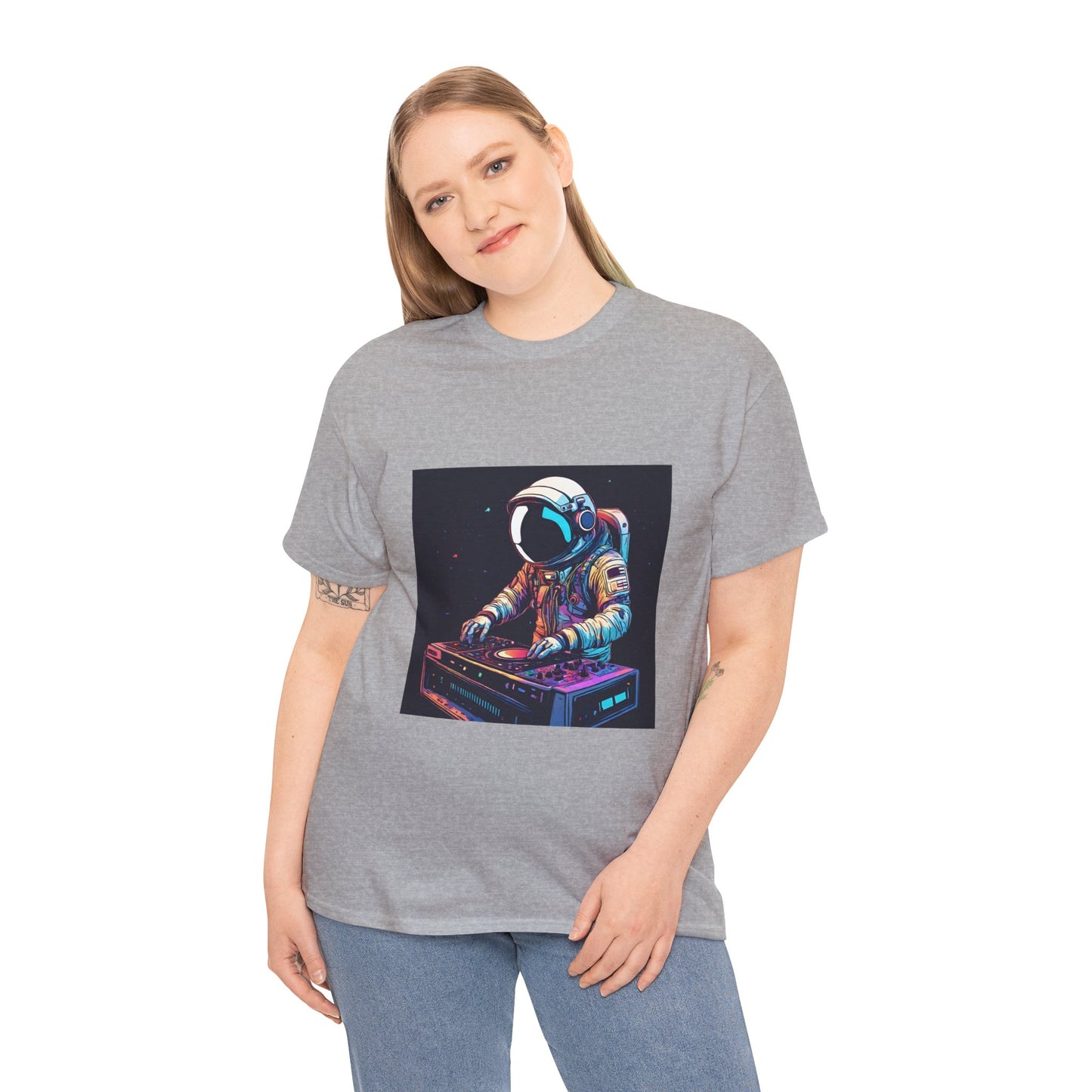 Astronaut Techno DJ Flashlander Gym Shirt