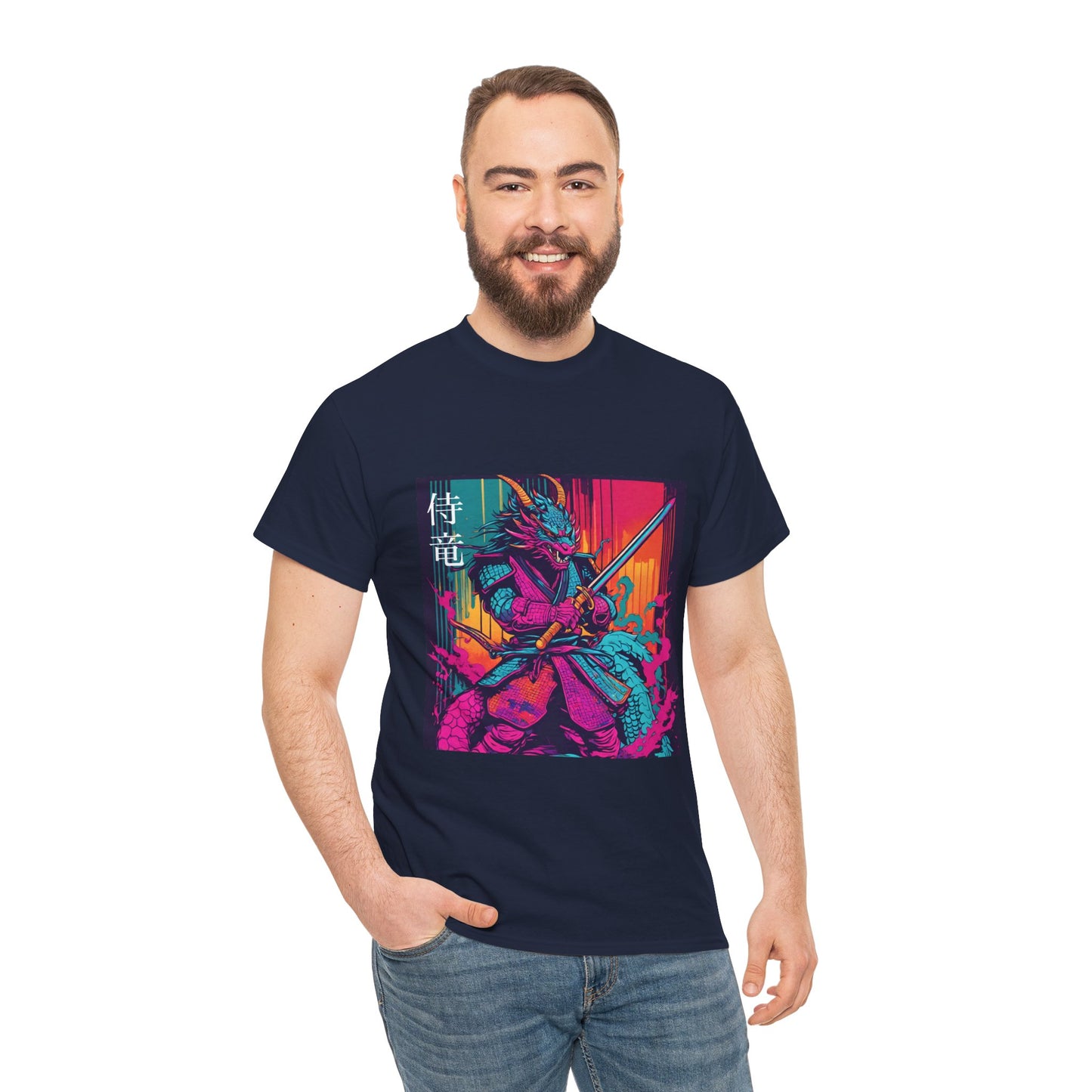 Dragon Samurai Pop Art - Flashlander Gym Shirt