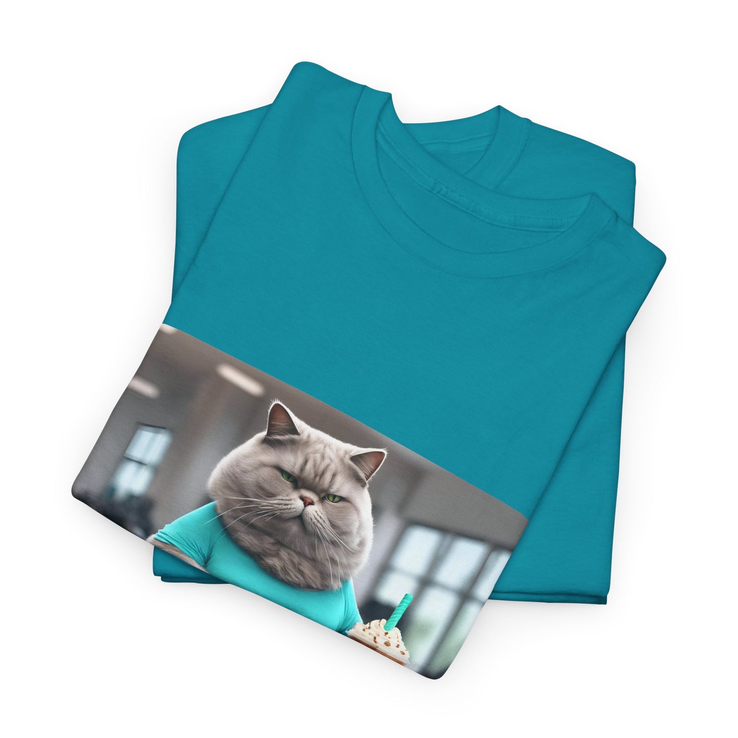 Funny Fat Cat On The Treadmill - Flashlander Gym Shirt