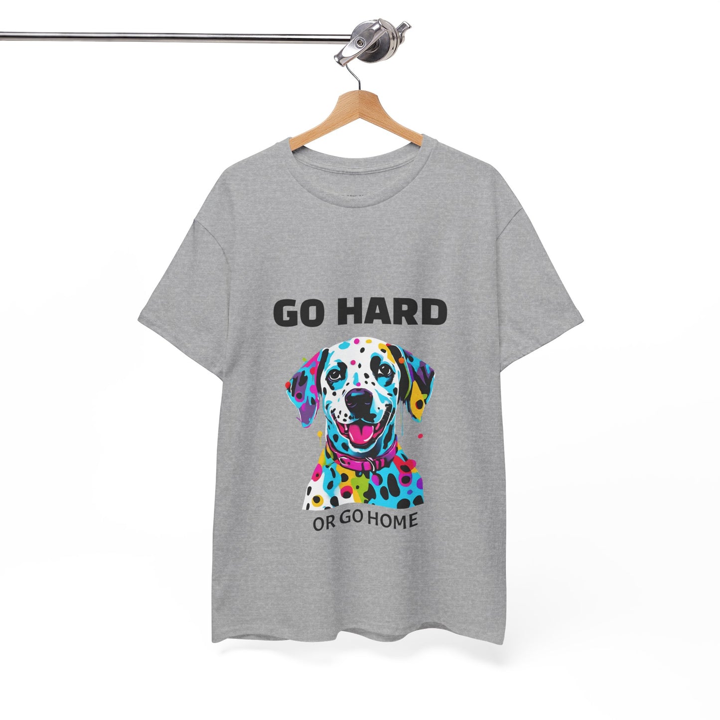 Dalmatian Dog Pop Art  - Go Hard Or Go Home Flashlander Gym Shirt