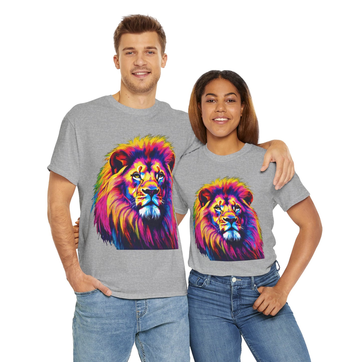 Lion Art Pop T-Shirt Flashlander