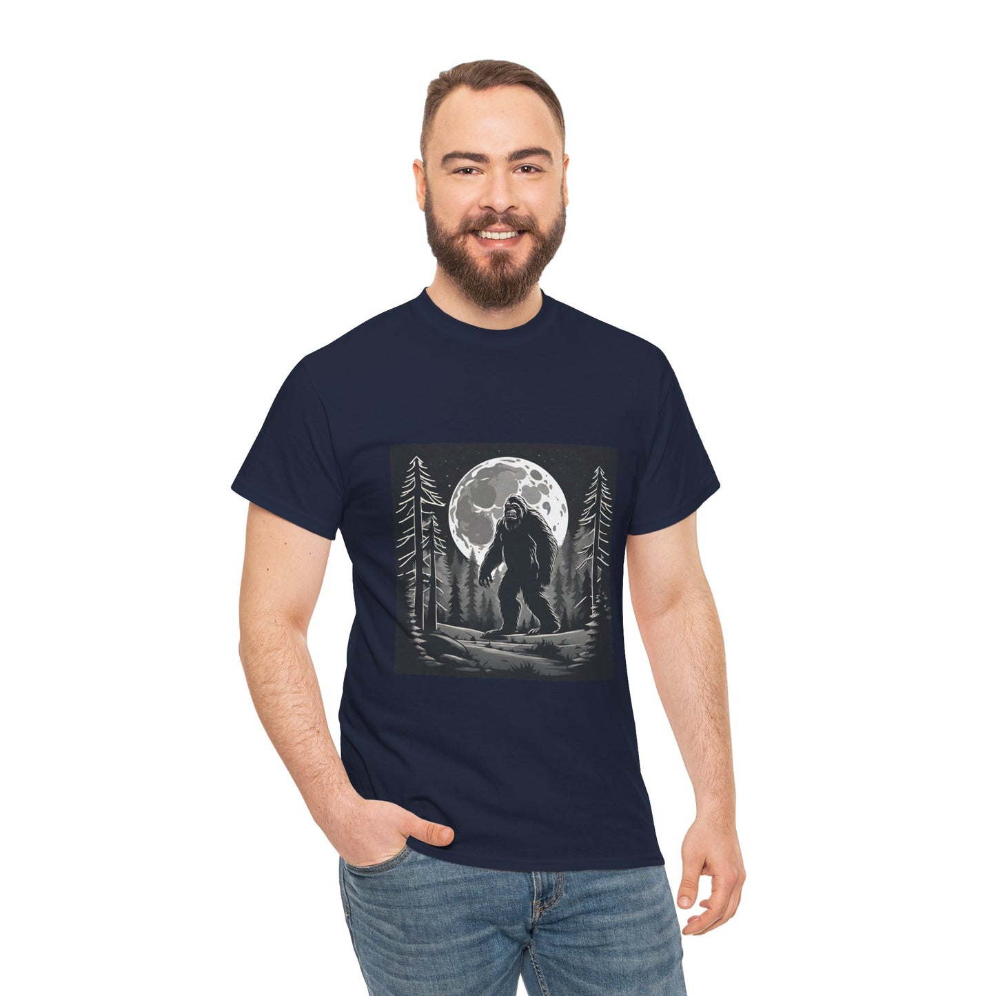 Bigfoot Funny Sasquatch Flashlander Gym Shirt