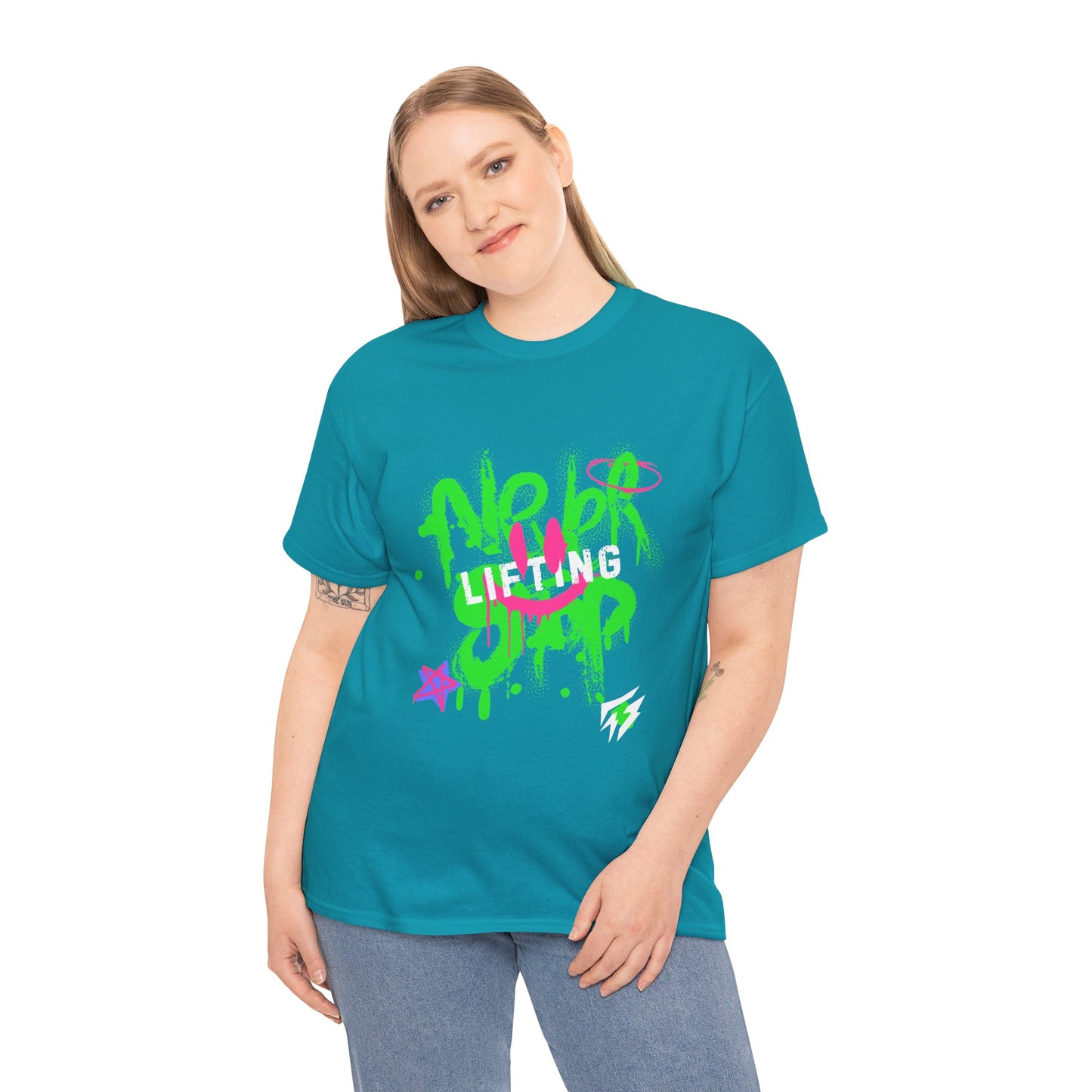 Graffiti Flashlander - Never Stop Lifting Gym T-Shirt