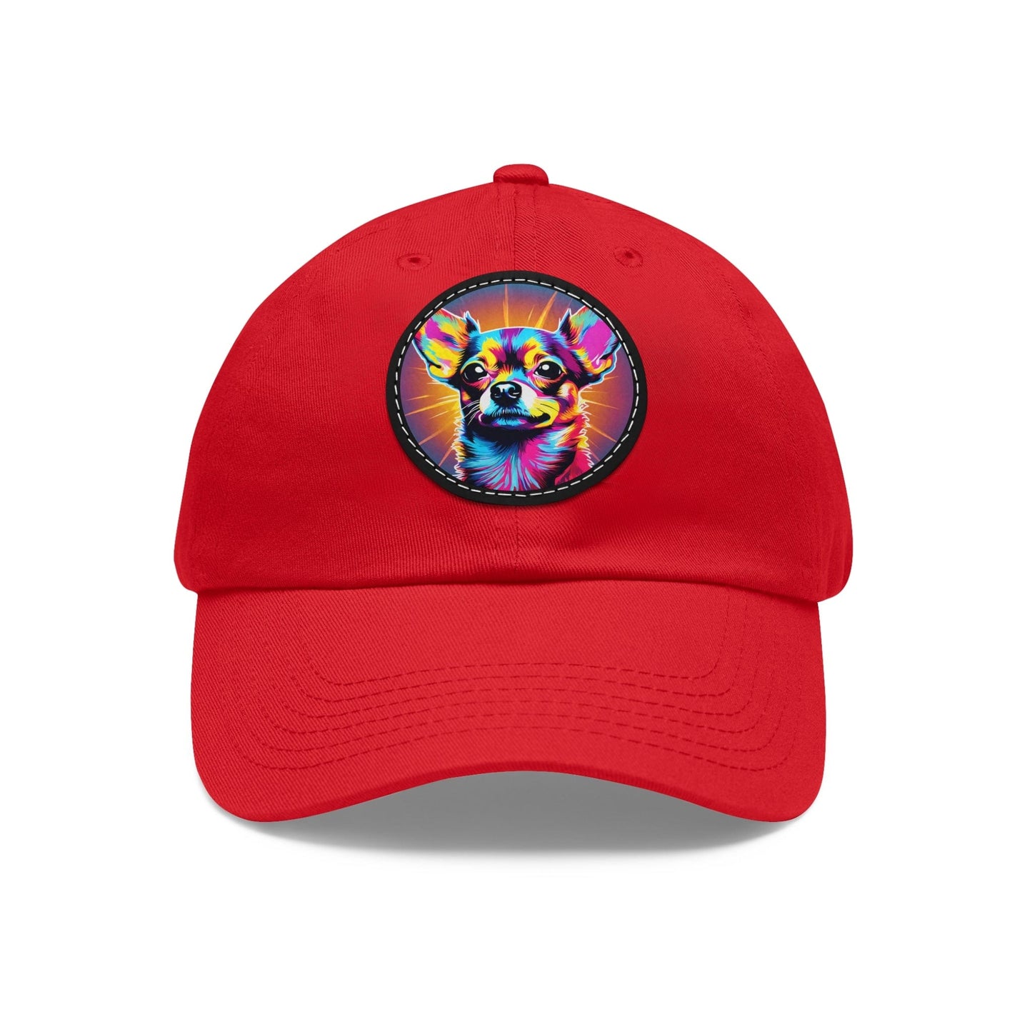 Chihuahua Dog Hat Sportswear Cap Chihuahua Cap Chihuahua Art Pop Hat Dad Hat with Patch (Round) Baseball Cap Custom Hat Flashlander