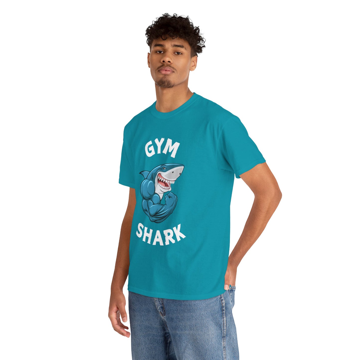 Muscle Gym Shark Bodybuilder Shirt - Flashlander