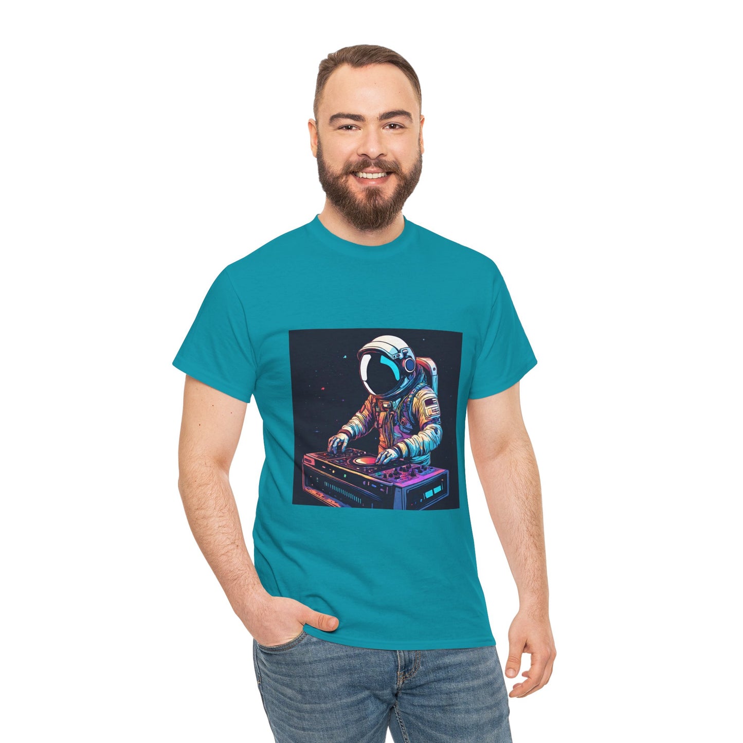 Astronaut Techno DJ Flashlander Gym Shirt