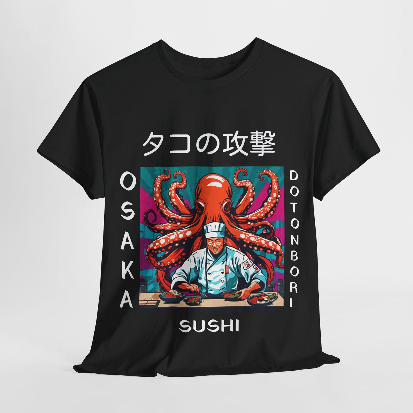 Octopus Escape Sushi Chef - Flashlander Gym Shirt