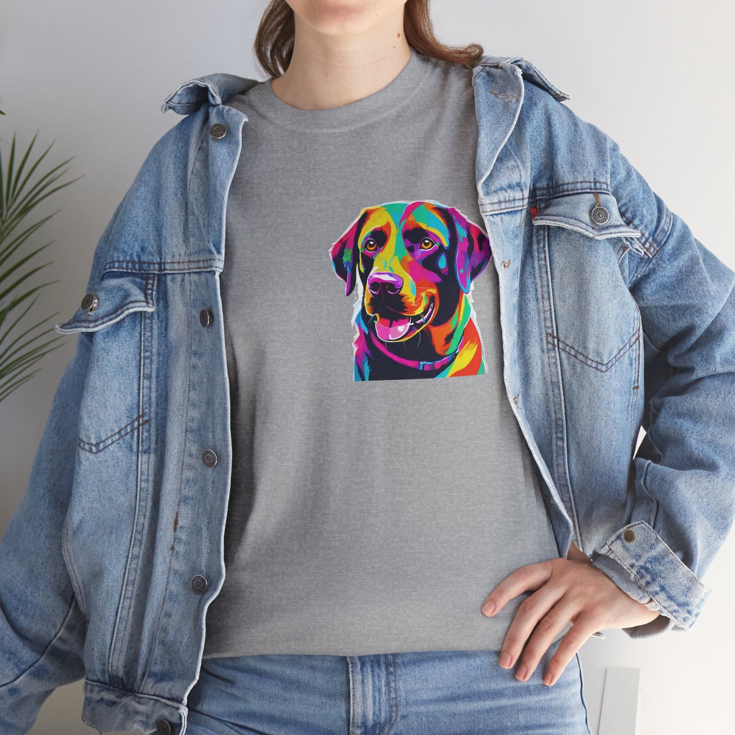 Pop Art Lab Dog in the Heart Flashlander Gym Shirt