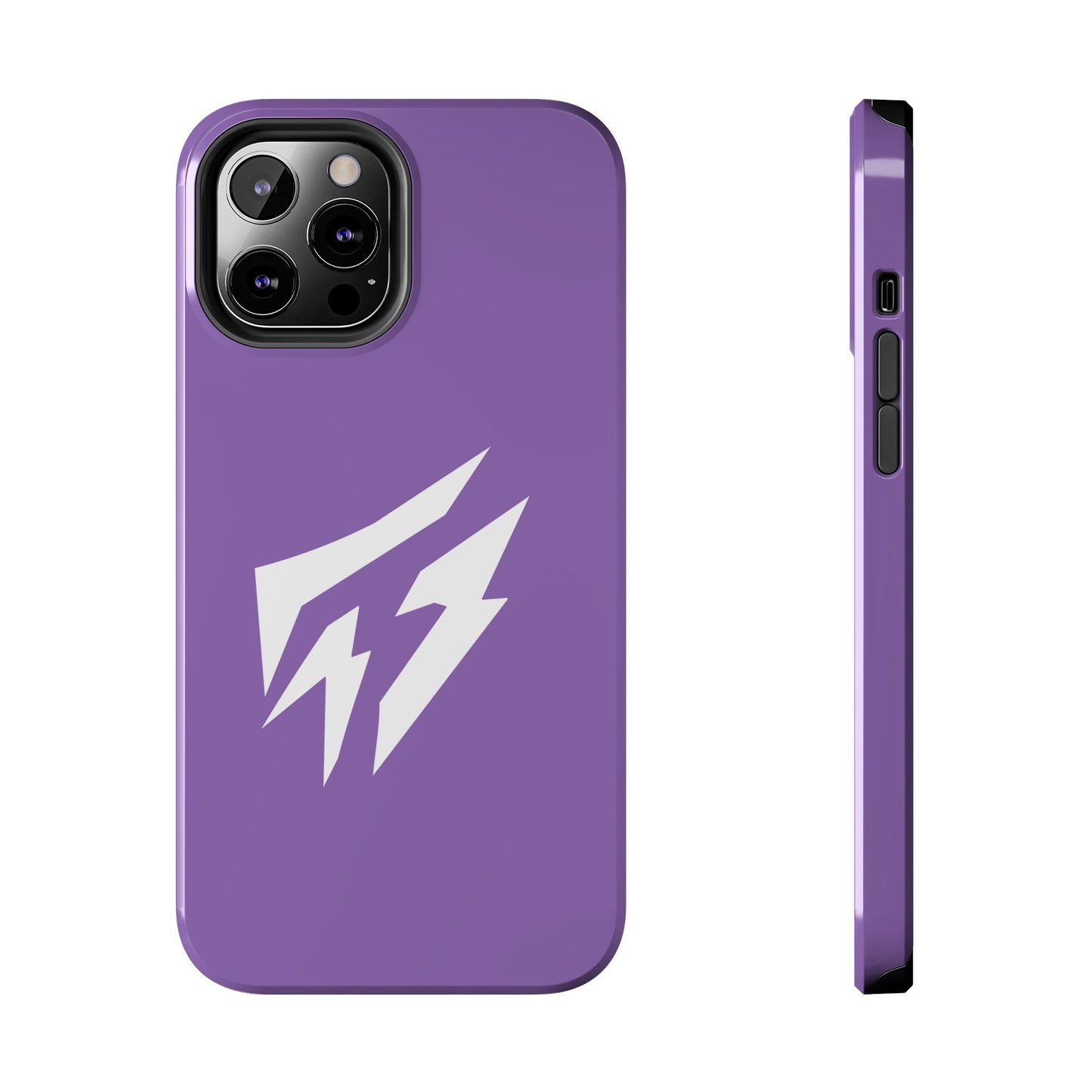 Flashlander Thunders Tough Phone Cases for all Iphone and Samsung Galaxy Light Purple