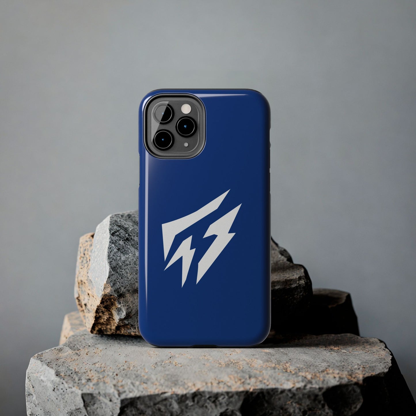 Flashlander Thunders Tough Phone Cases for all Iphone and Samsung Galaxy Dark Blue