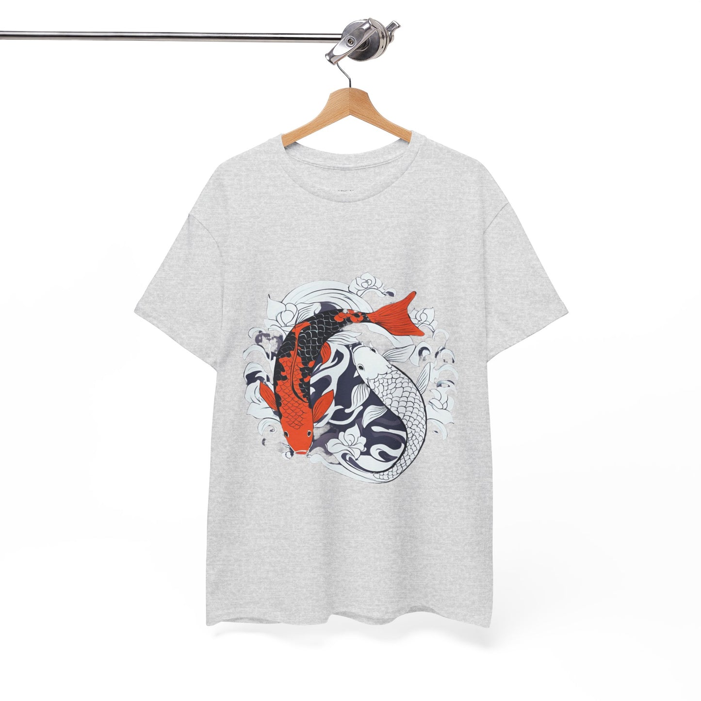 Yin Yang Japanese Koi Fish Flashlander Gym Shirt