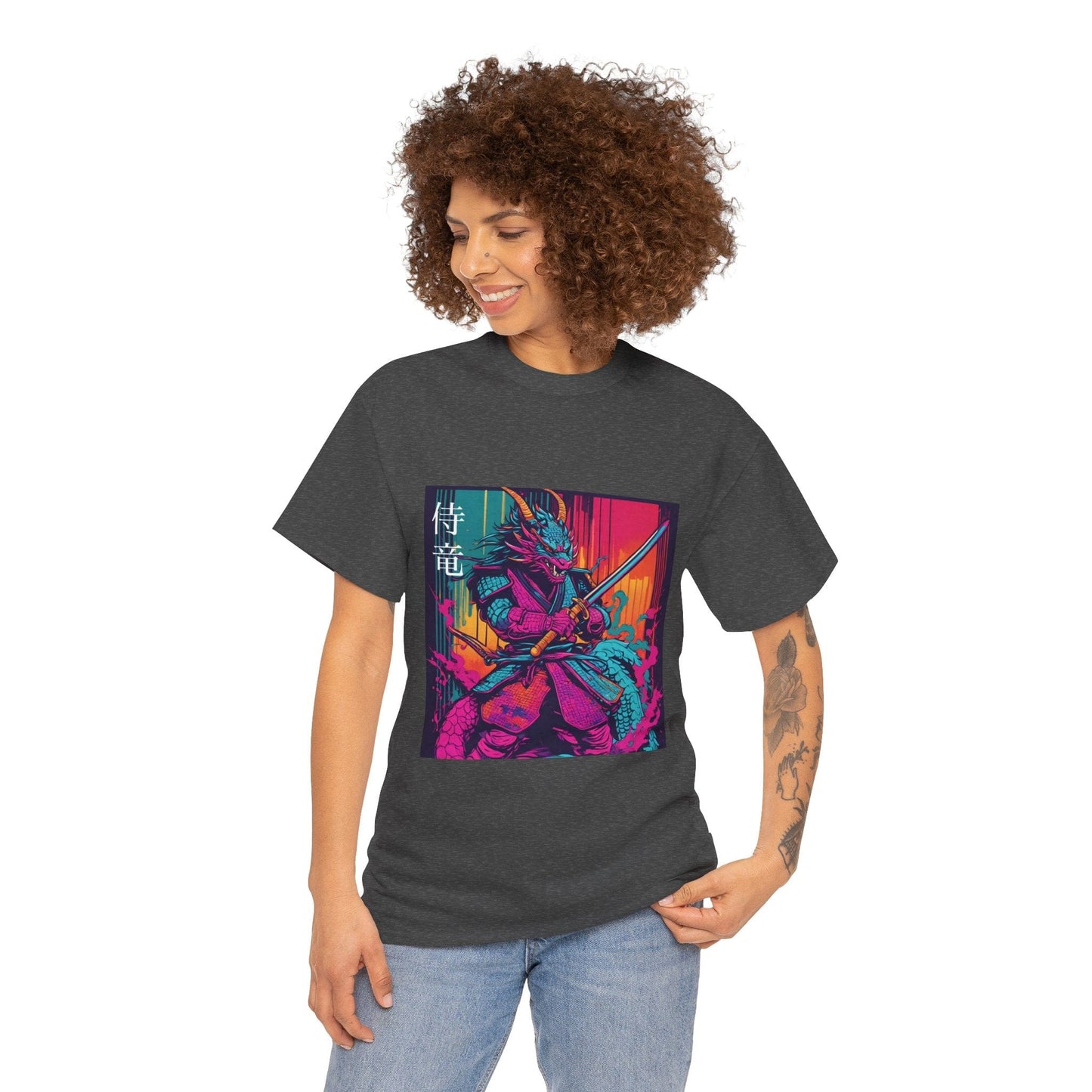 Dragon Samurai Pop Art - Flashlander Gym Shirt