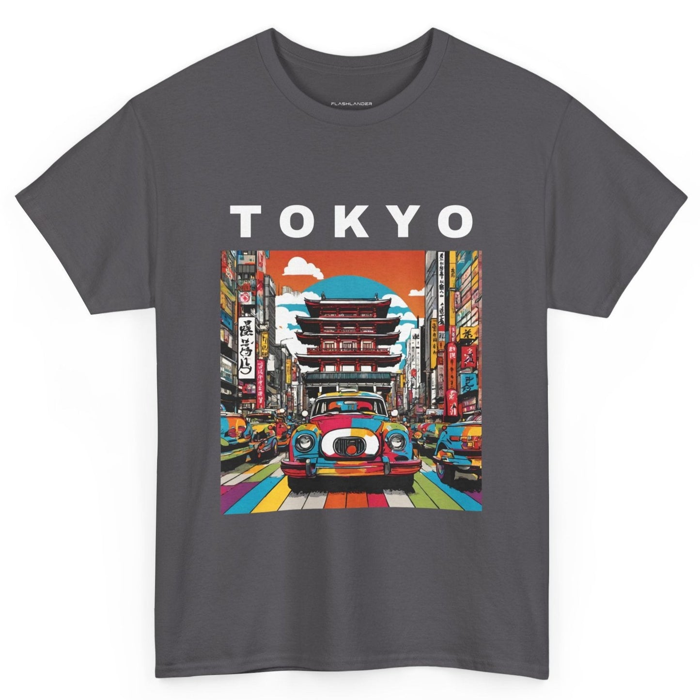 Tokyo Vintage Street Art Pop - Flashlander Gym Shirt