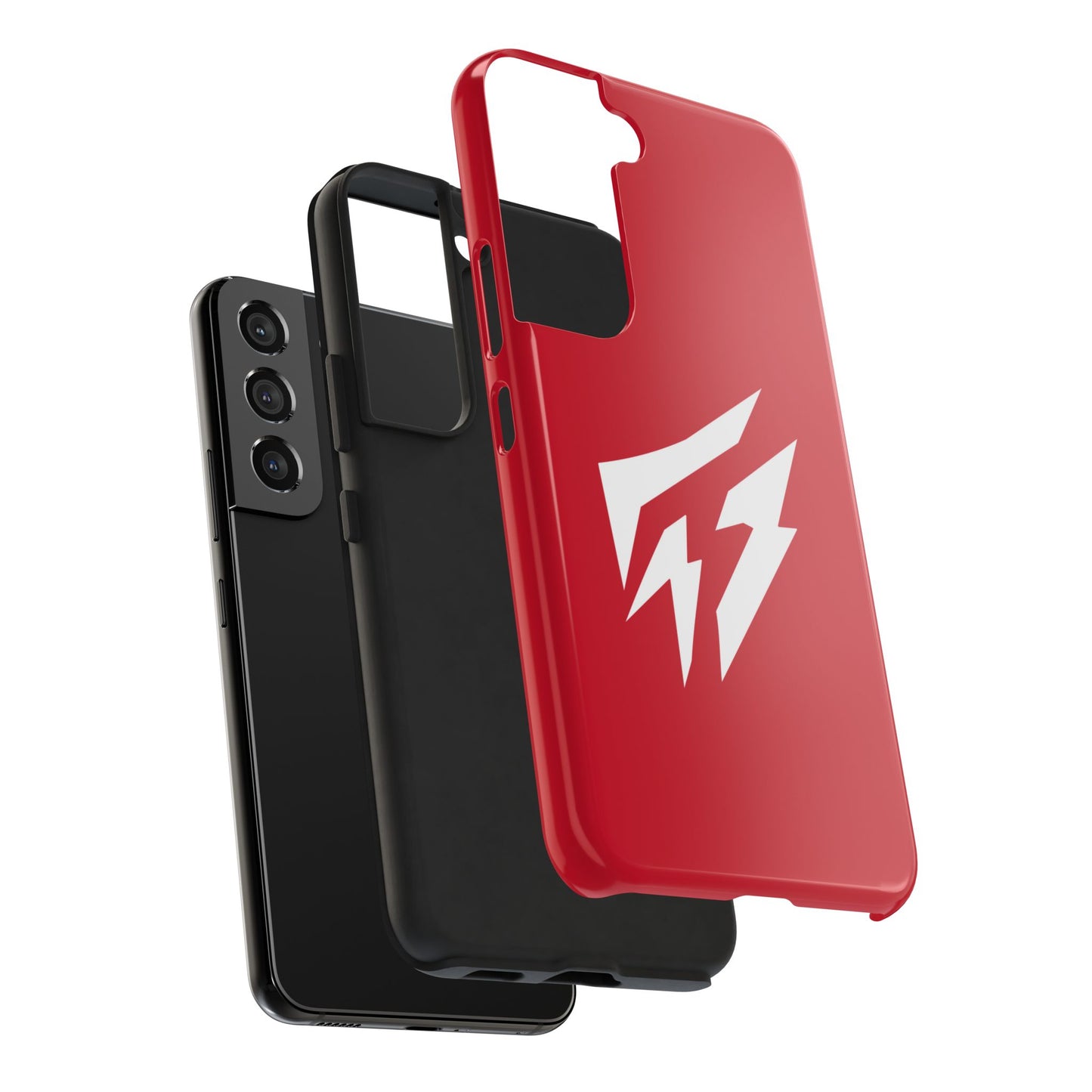 Flashlander Thunders Tough Phone Cases for all Iphone and Samsung Galaxy Dark Red