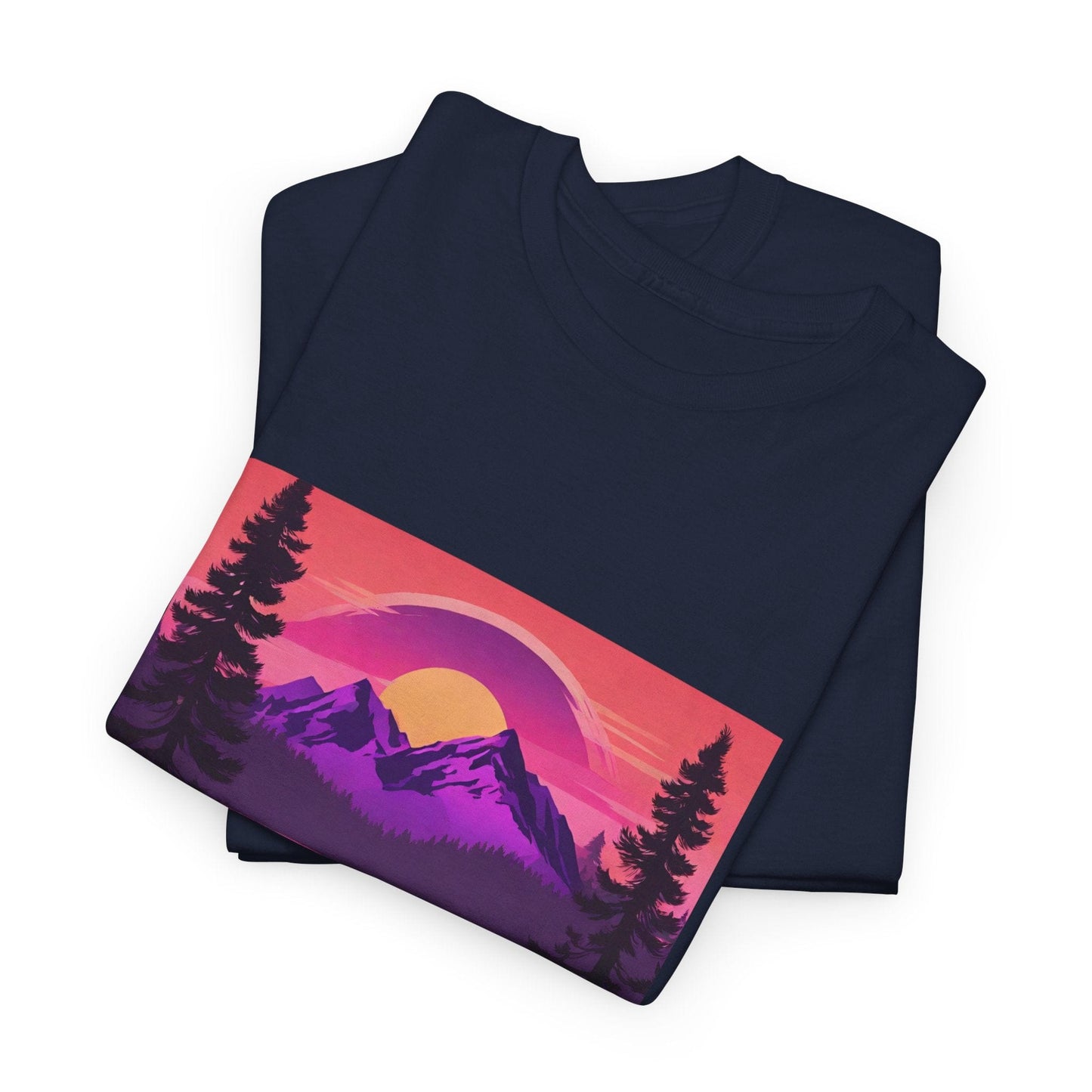 Bear Majestic Sunset Graphic Tee Flashlander