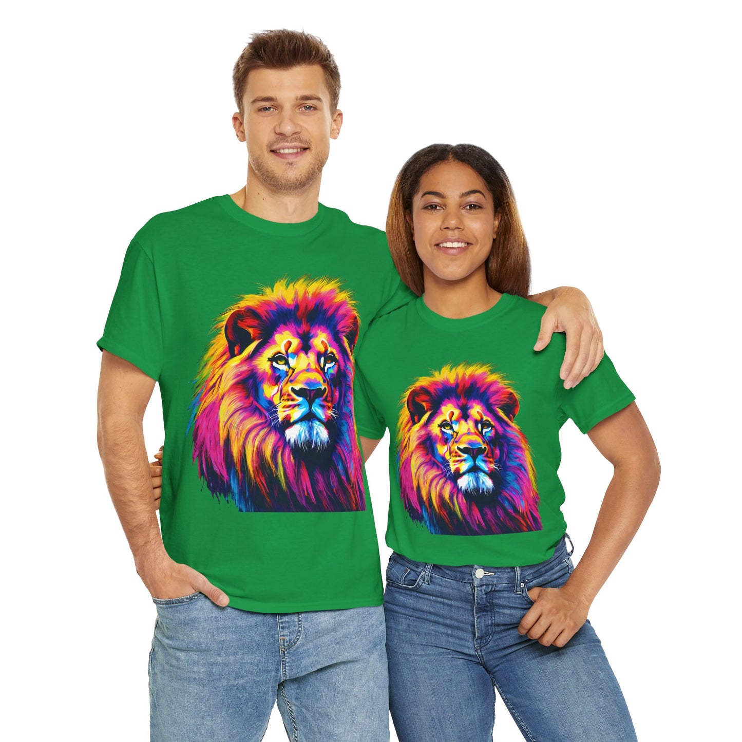 Lion Art Pop T-Shirt Flashlander